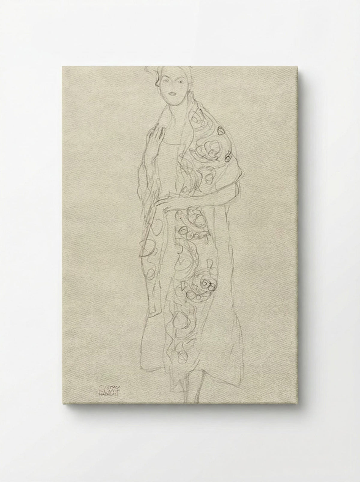 Portrait of a Woman - Gustav Klimt - Canvas