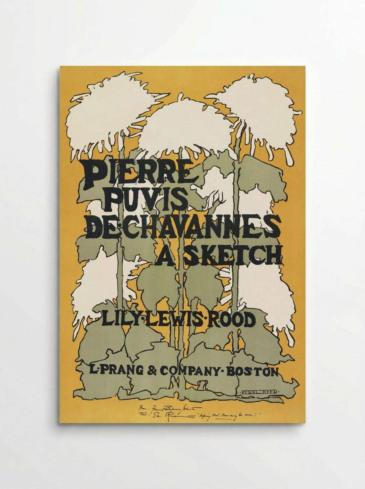 Pierre Puvis de Chavannes: A Sketch of Lily Lewis Rood - Ethel Reed - Poster