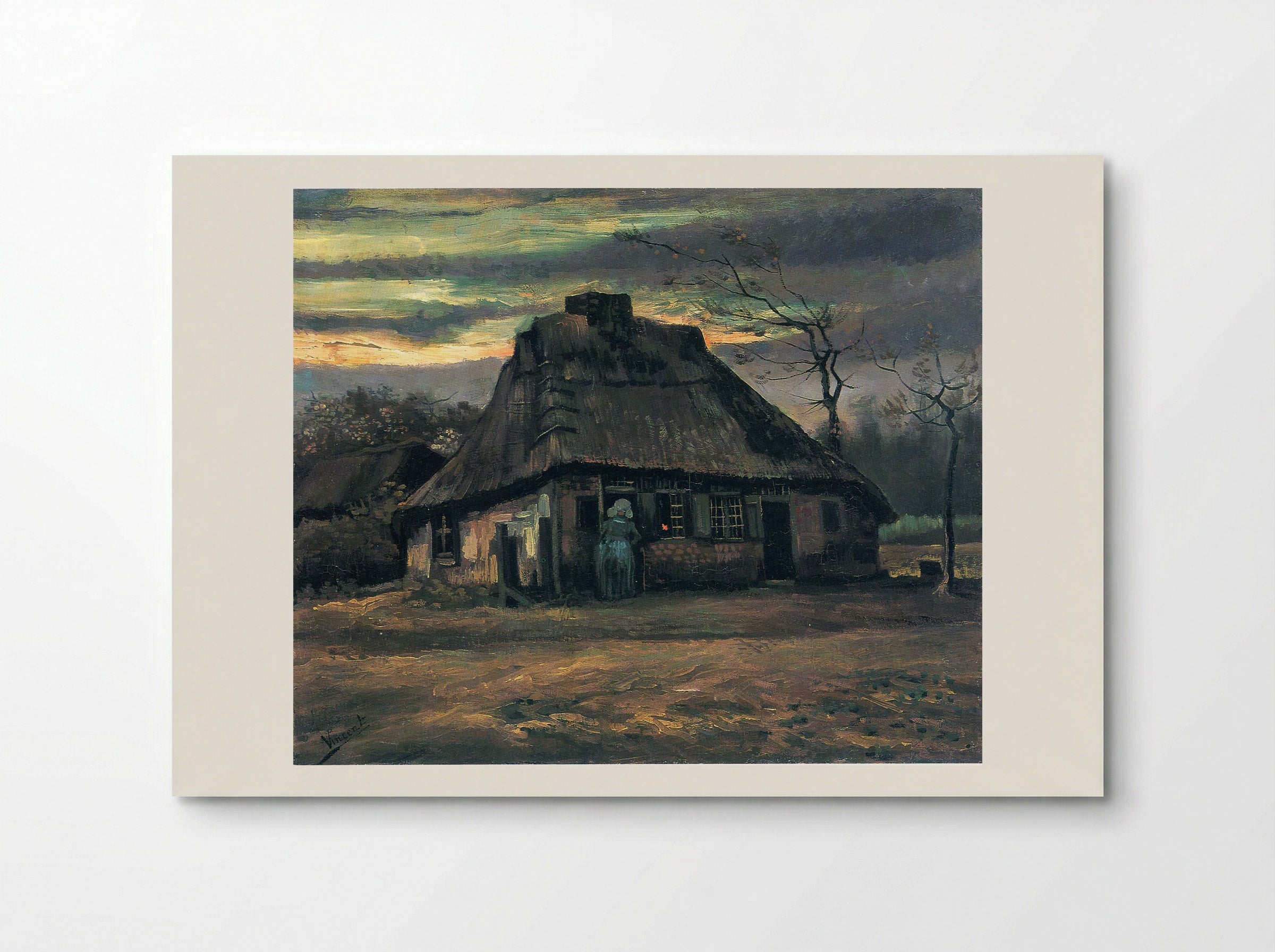 The Cottage - Vincent van Gogh - Poster