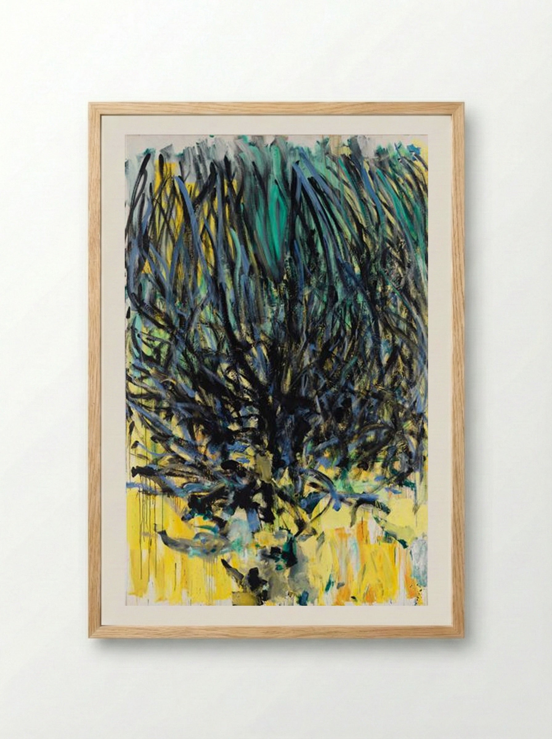 Tilleul - Joan Mitchell - Framed Print Wood