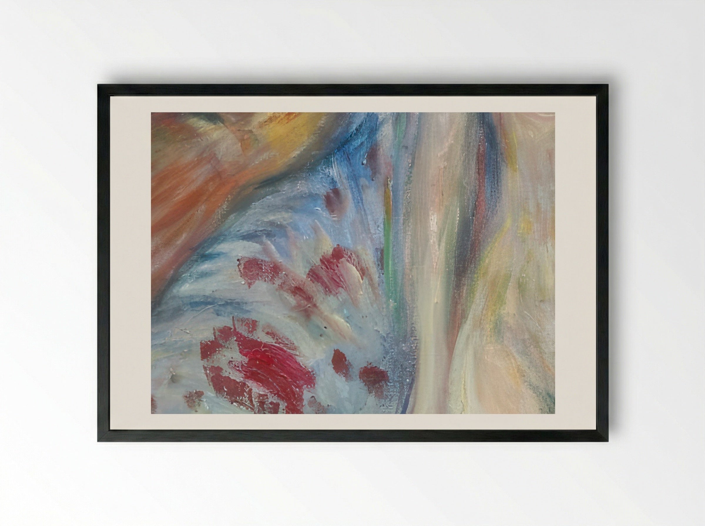 The Death of Marat - Edvard Munch - Framed Print Black