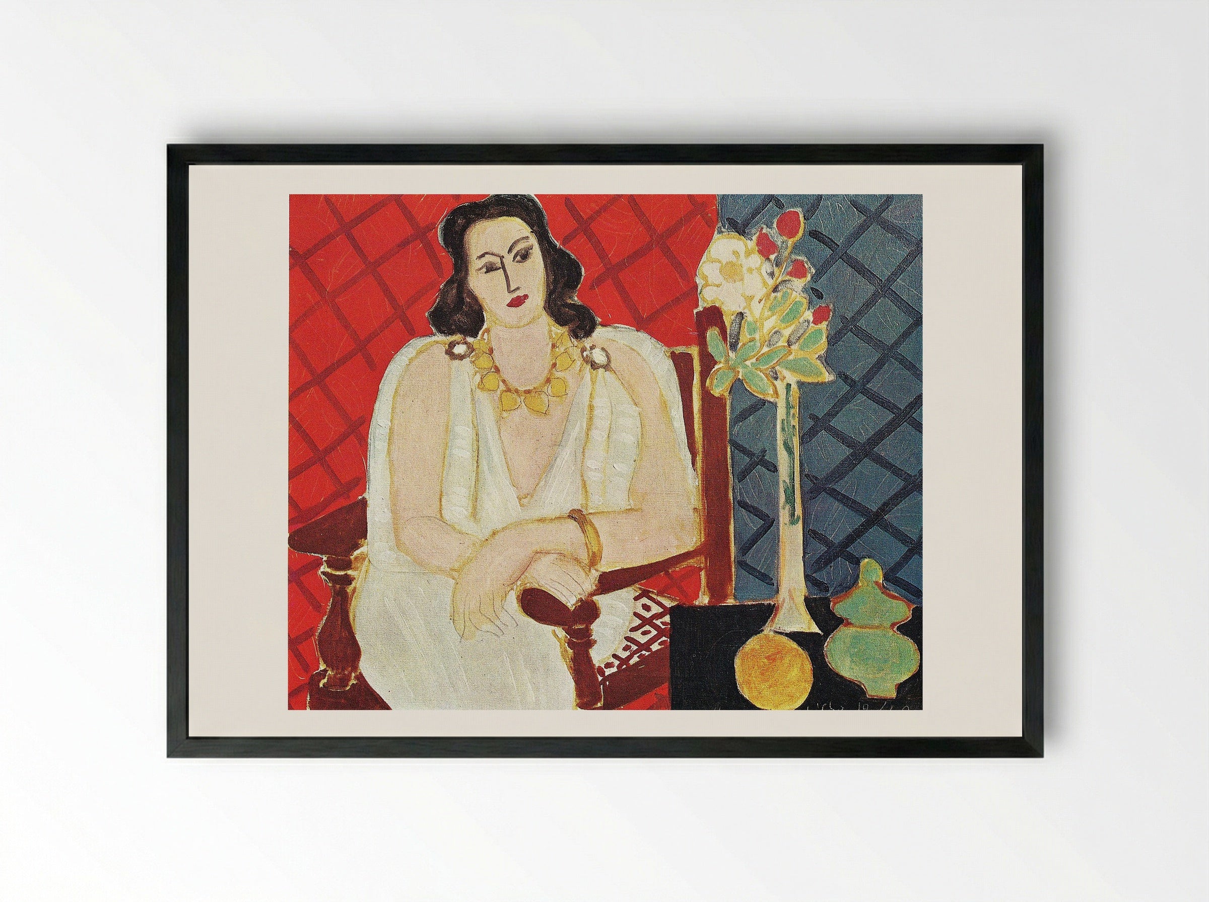Idol - Henri Matisse - Framed Print Black