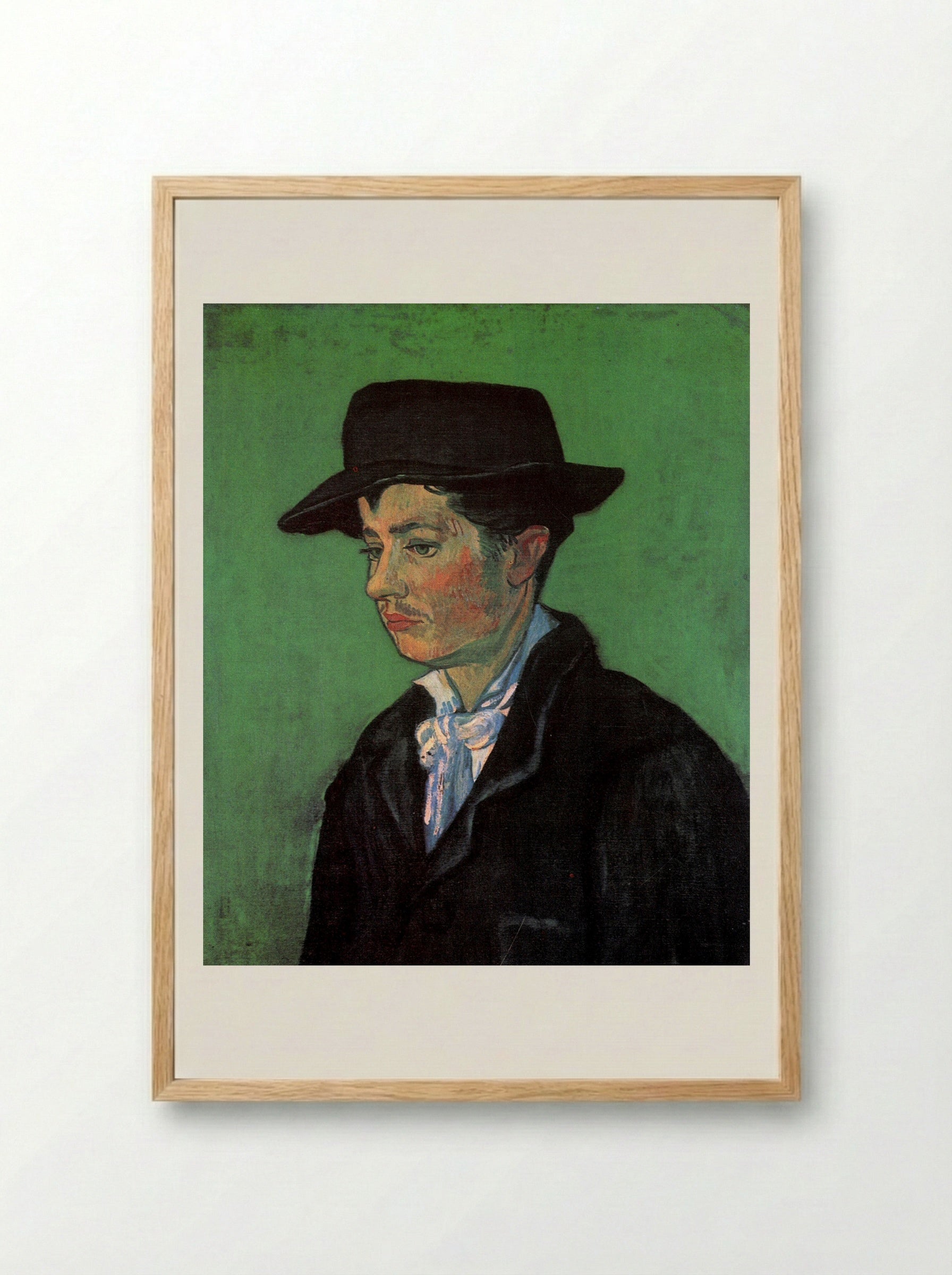 Portrait of Armand Roulin - Vincent van Gogh - Framed Print Wood