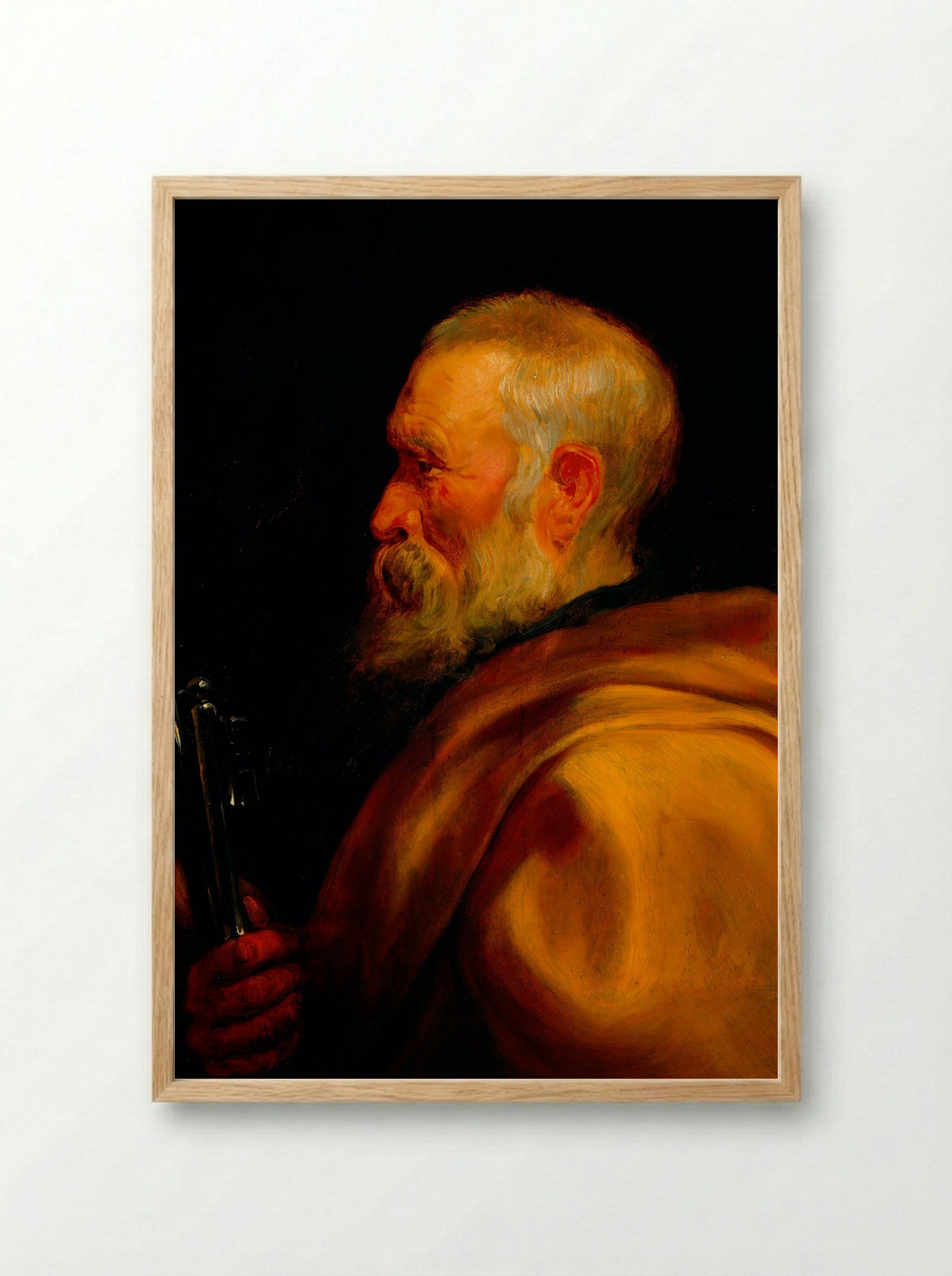 Saint Peter - Peter Paul Rubens - Framed Print Wood