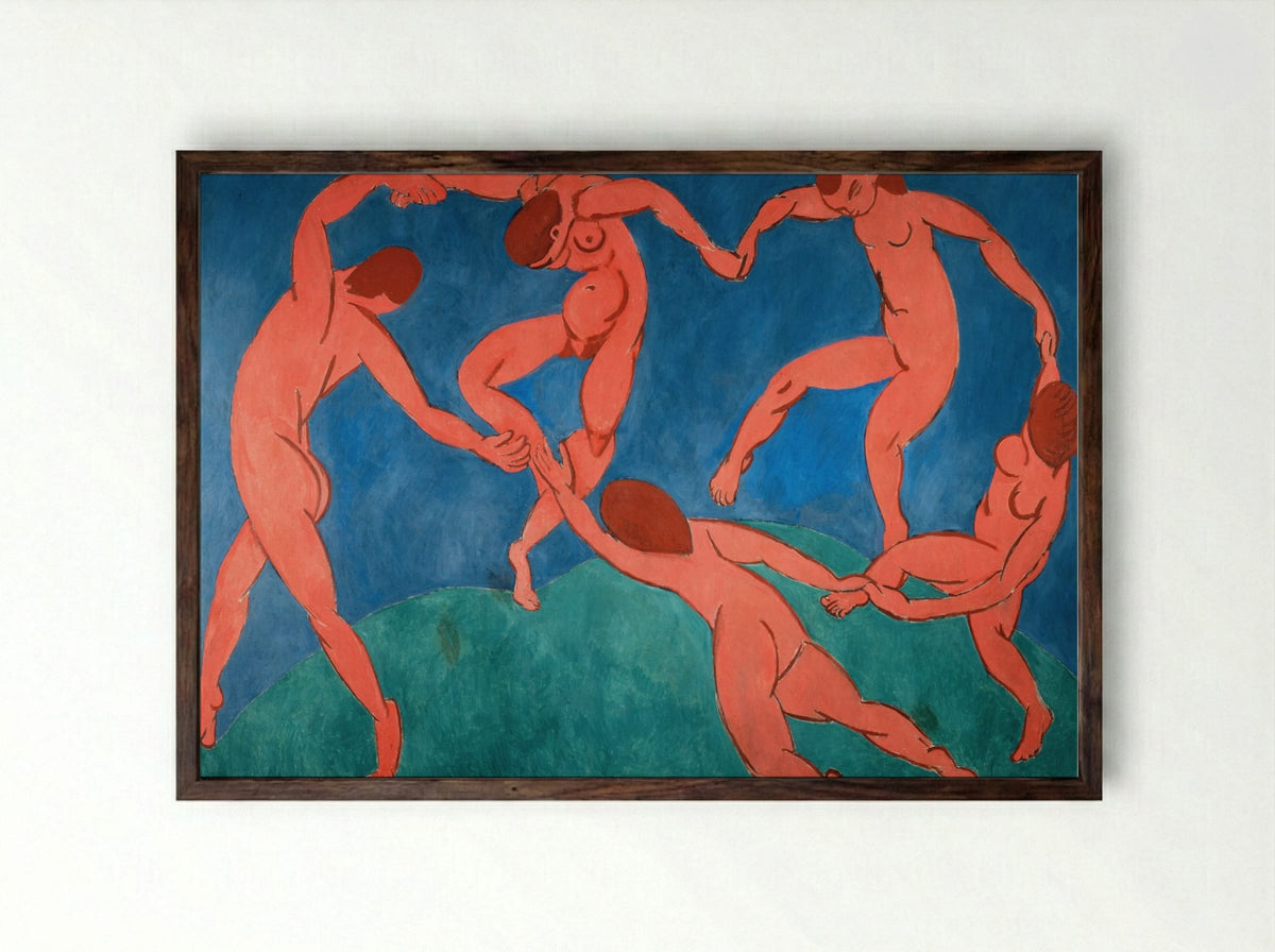 Abstract Composition No. 16 - Henri Matisse - Framed Print Dark Wood