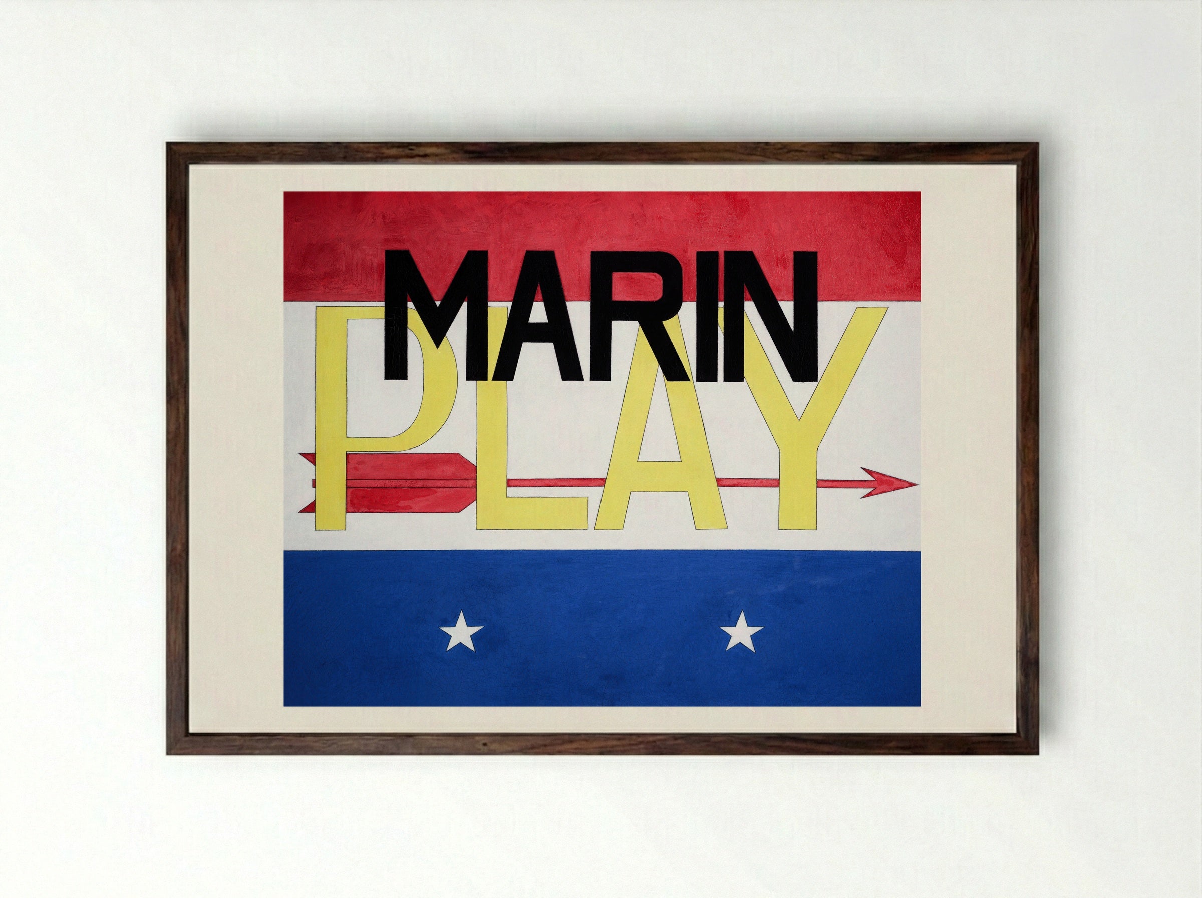 Marin, 1929 - Charles Demuth - Framed Print Dark Wood