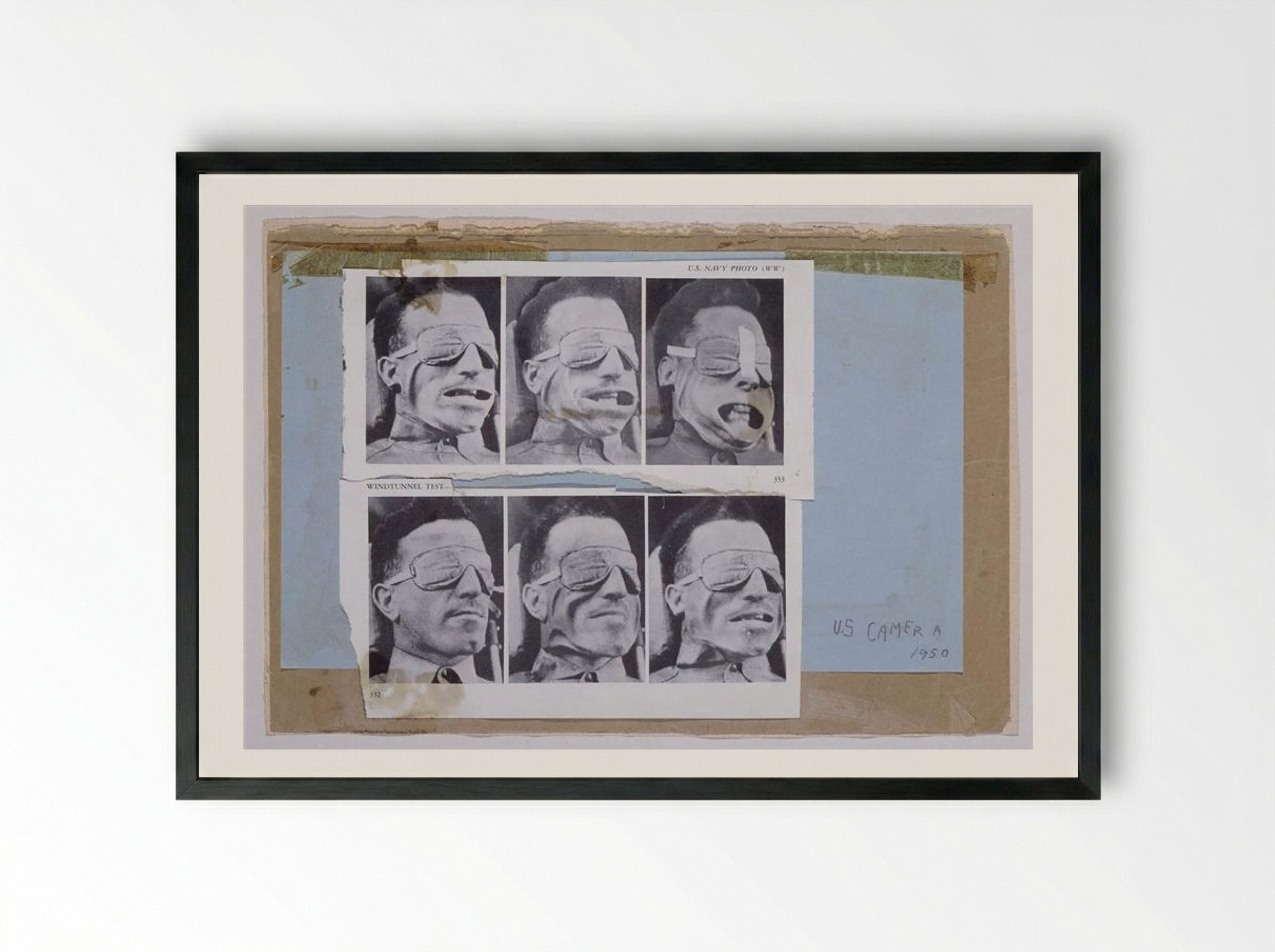 Windtunnel Test - Eduardo Paolozzi - Framed Print Black
