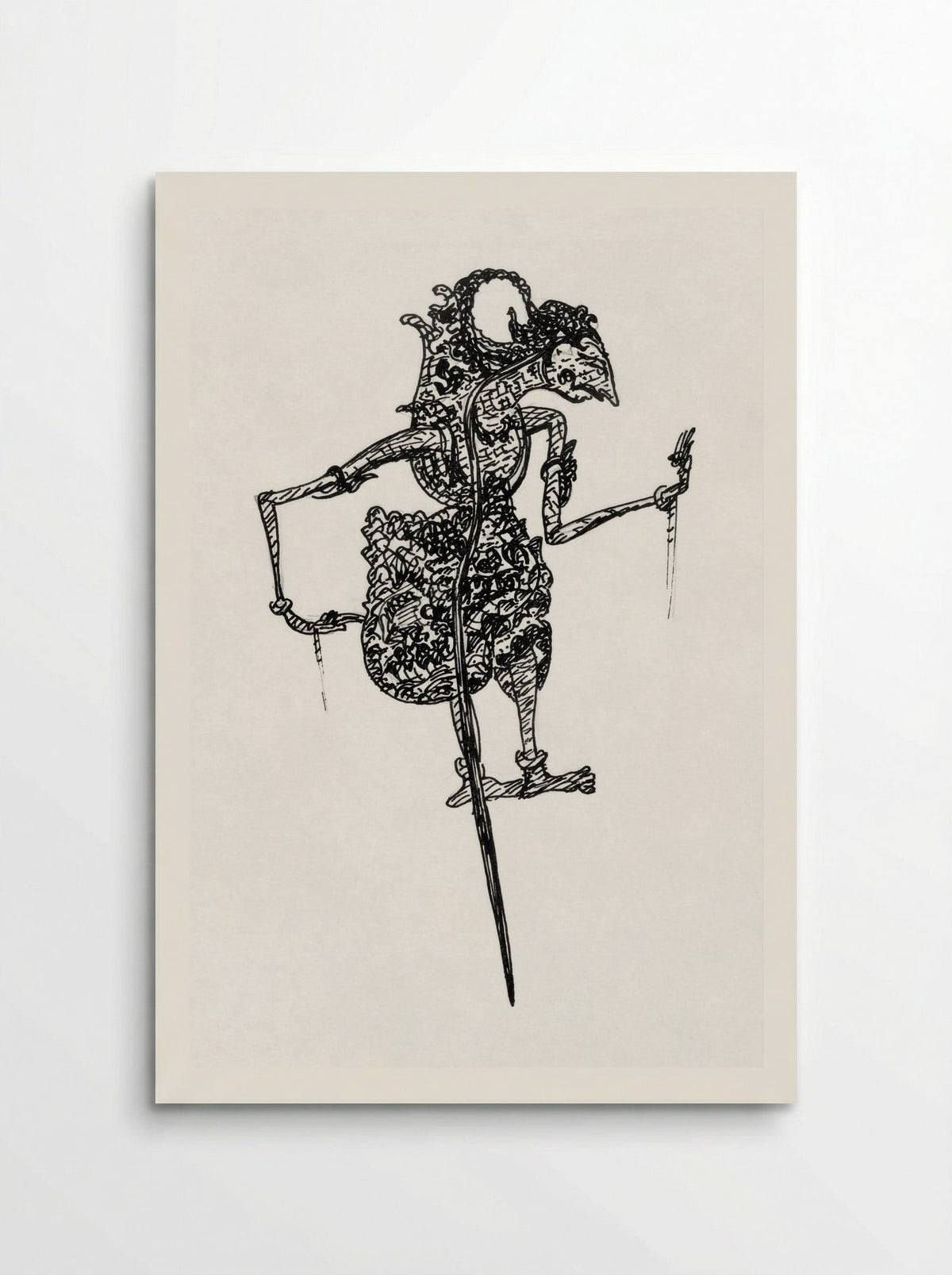 Wajangpop (Wayang Puppet) - Leo Gestel - Poster