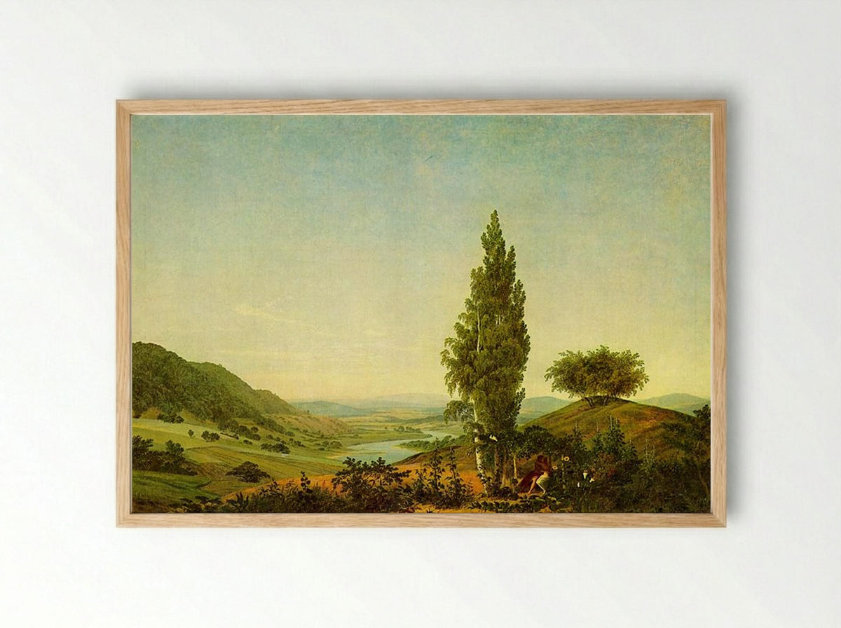 The Summer - Caspar David Friedrich - Framed Print Wood