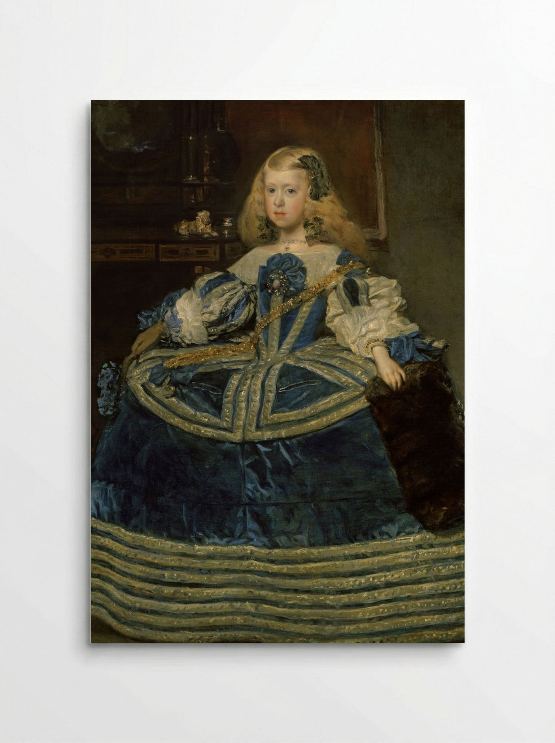 Infanta Margarita Teresa in a Blue Dress - Diego Velázquez - Poster