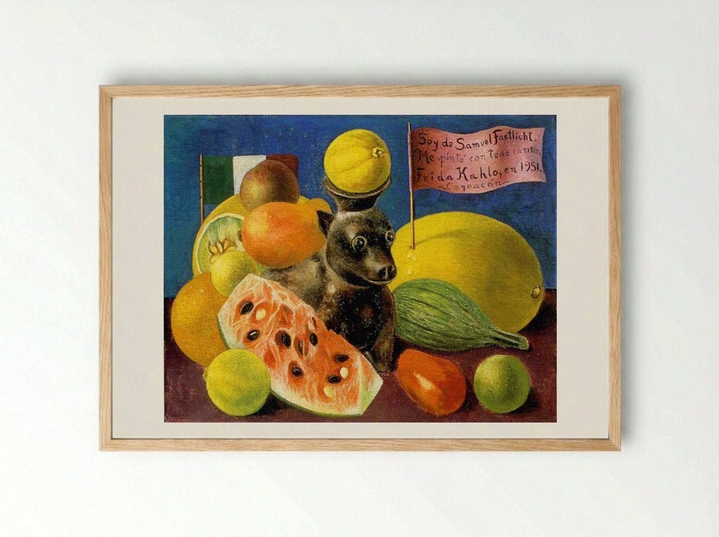 Still Life - Frida Kahlo - Framed Print Wood
