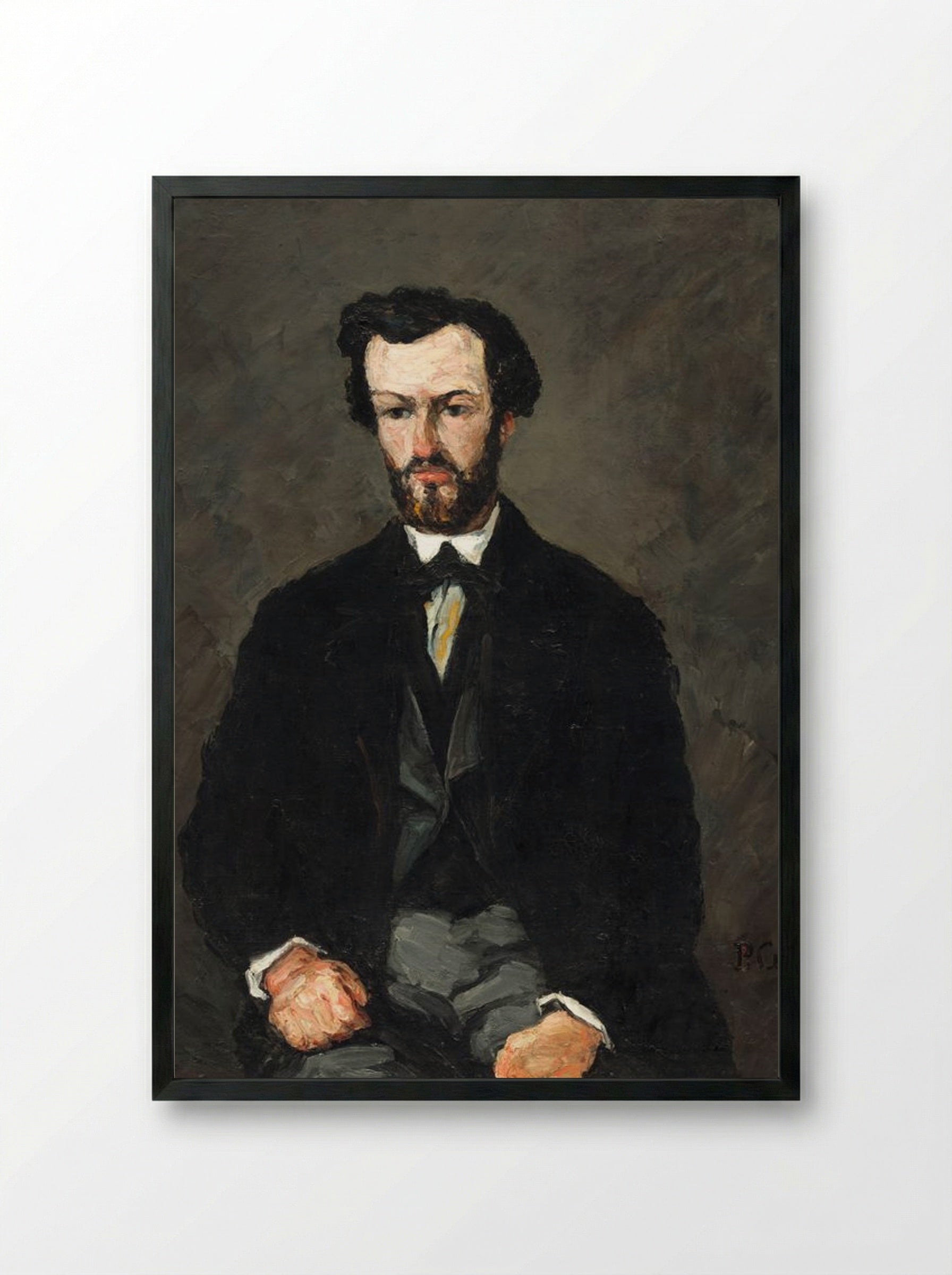Antony Valabrègue - Paul Cézanne - Framed Print Black