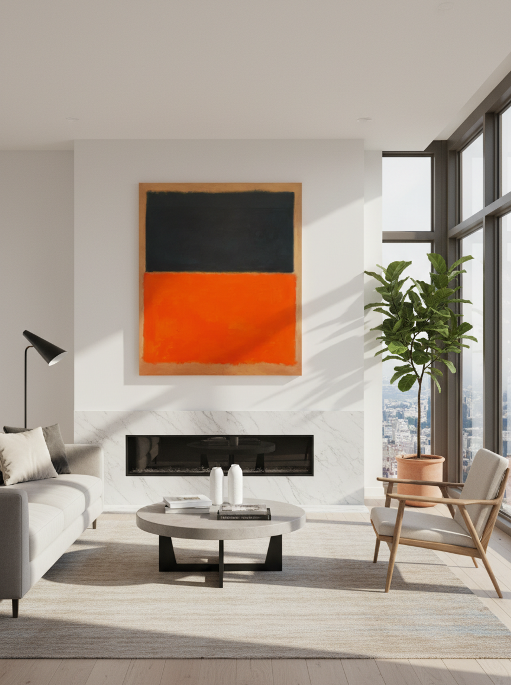Green and Tangerine on Red - Mark Rothko - Lifestyle