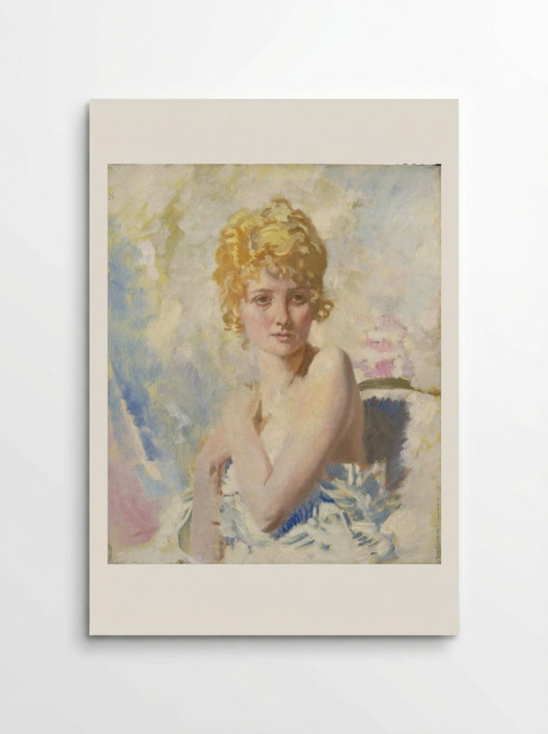 The Refugee (Yvonne Aubicq) - William Orpen - Poster
