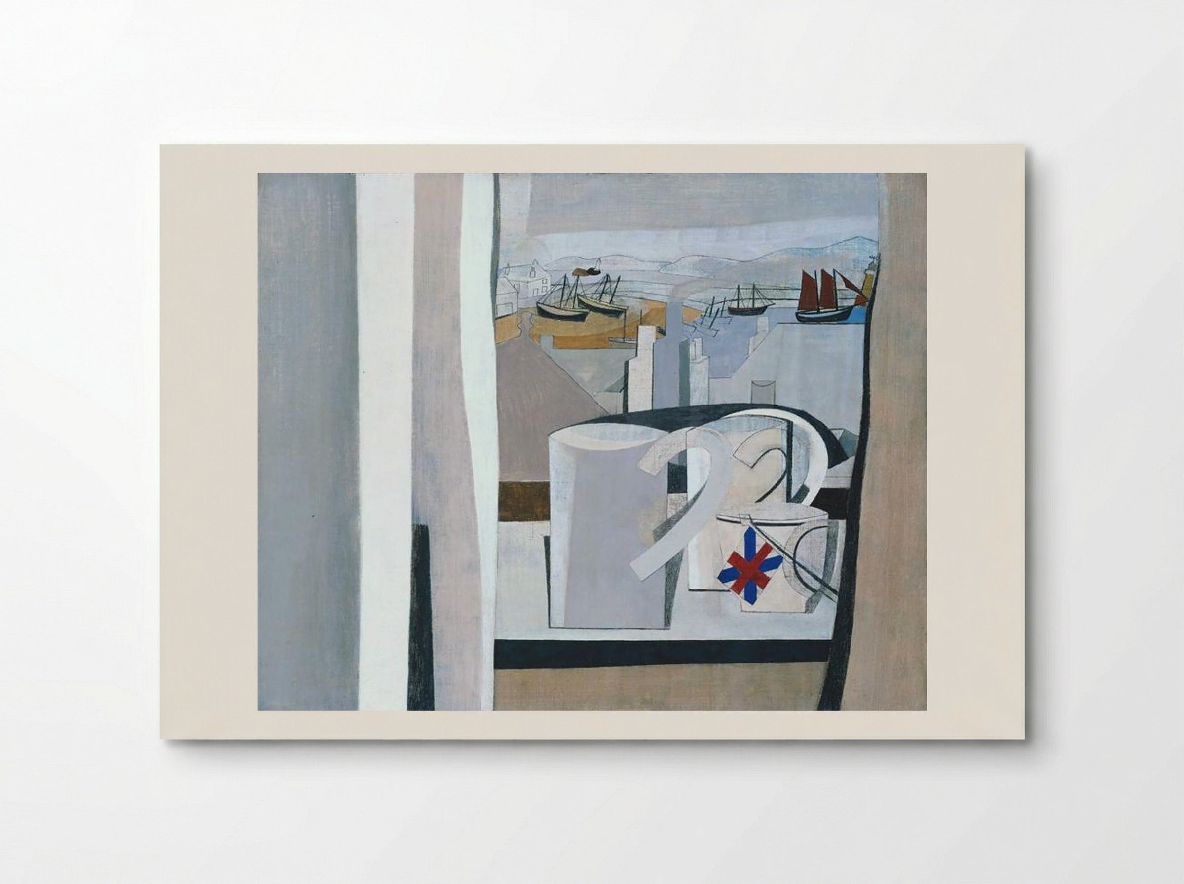 1943-45 (St Ives, Cornwall) - Ben Nicholson - Poster
