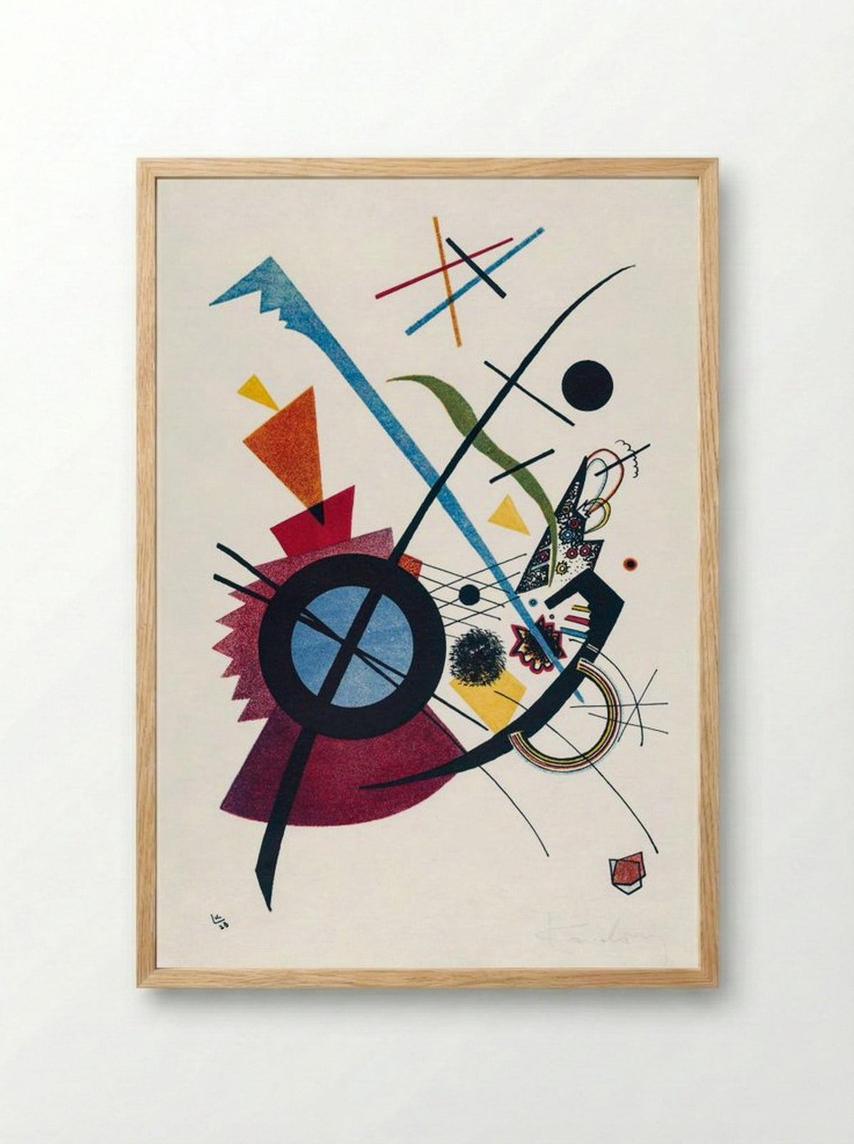 Violet - Wassily Kandinsky - Framed Print Wood