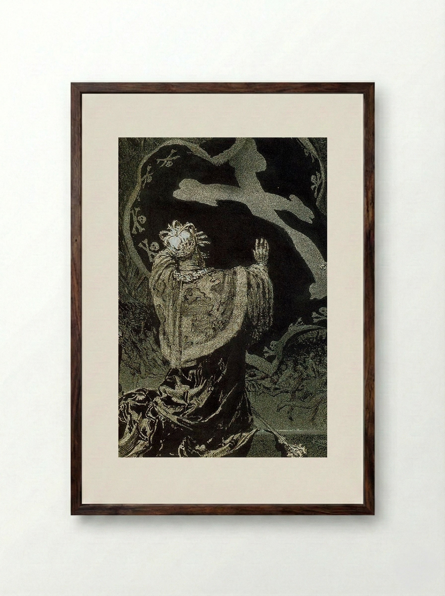The Victorious Dragon - Frantisek Kupka - Framed Print Dark Wood