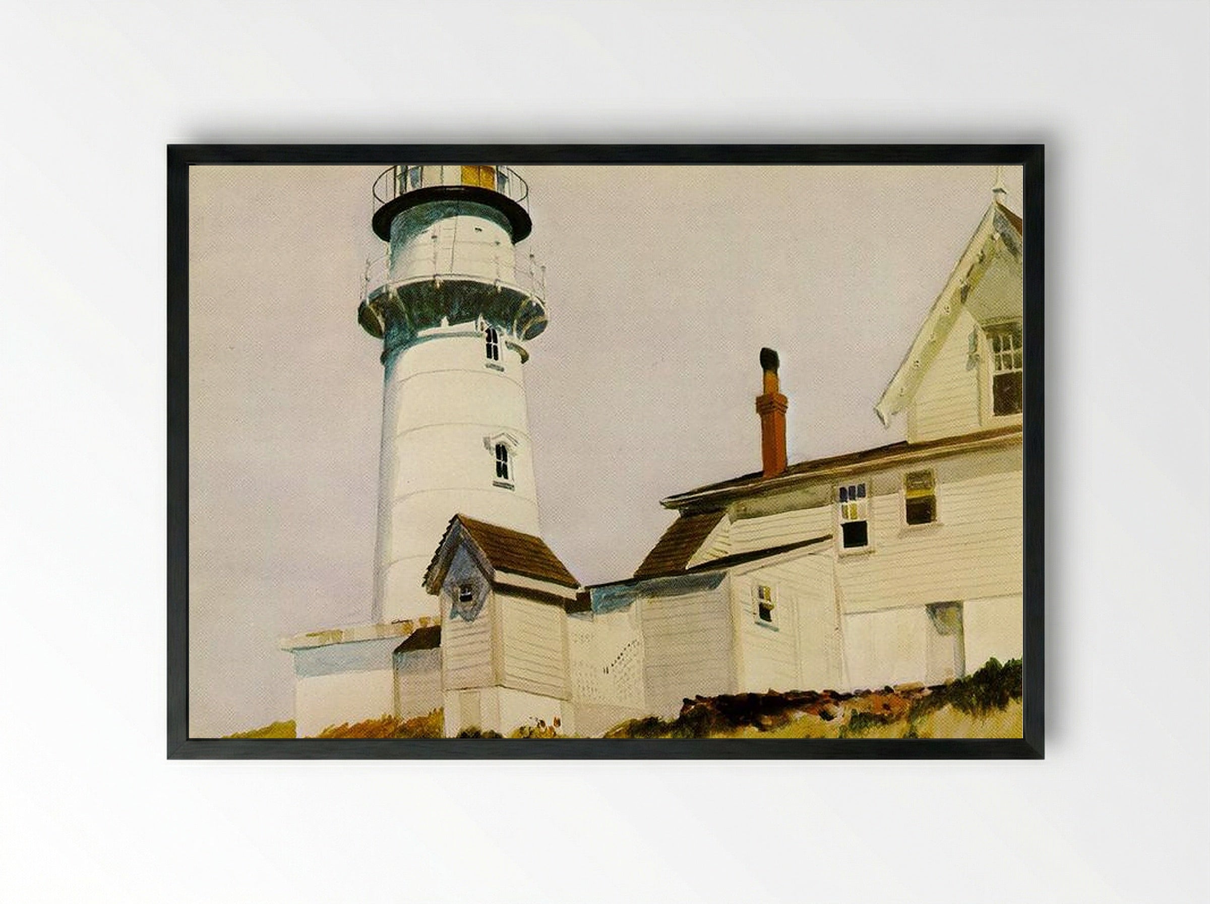 Office in a Small City - Edward Hopper - Framed Print Black
