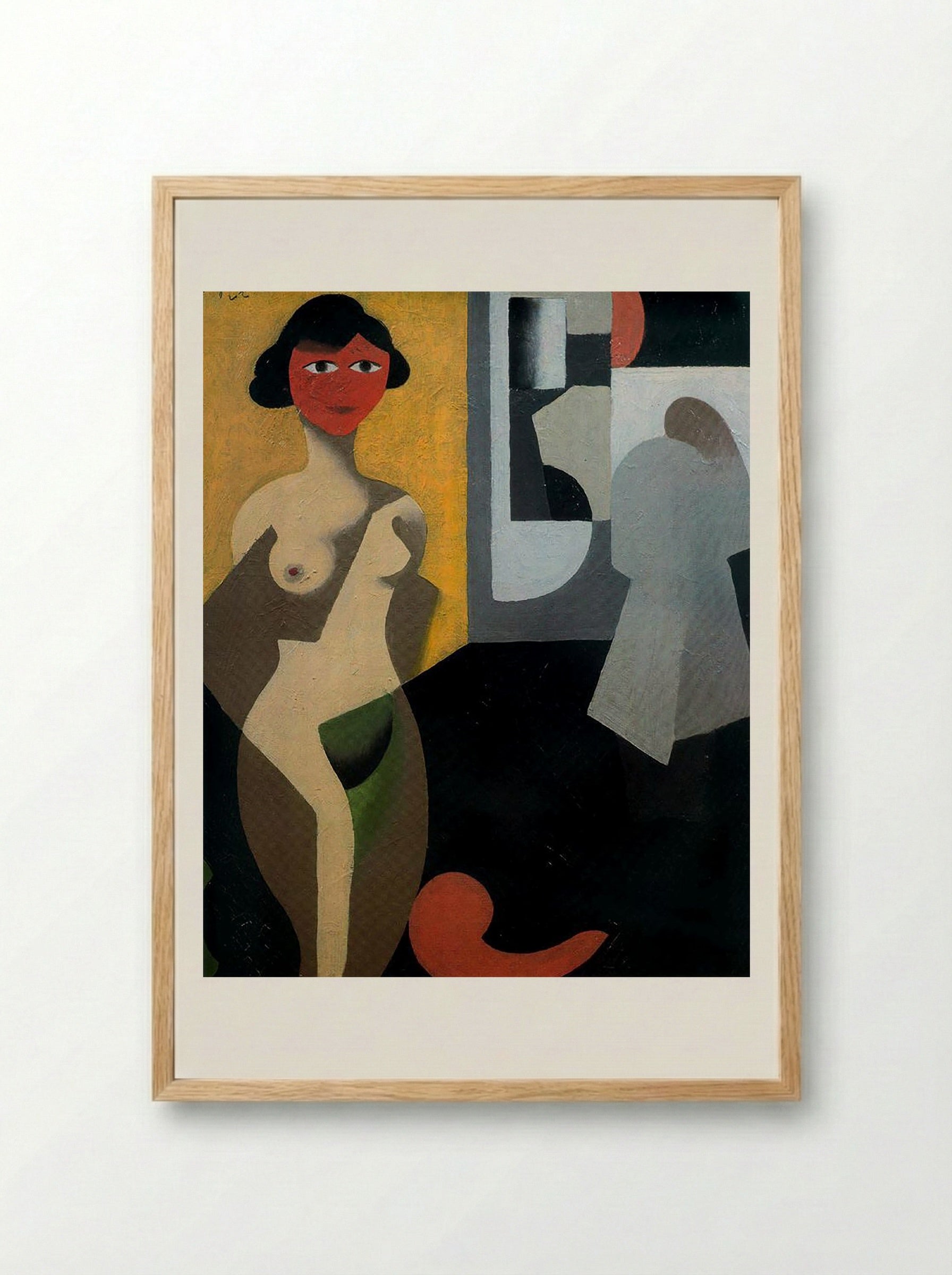 The Model - Kazimir Malevich - Framed Print Wood
