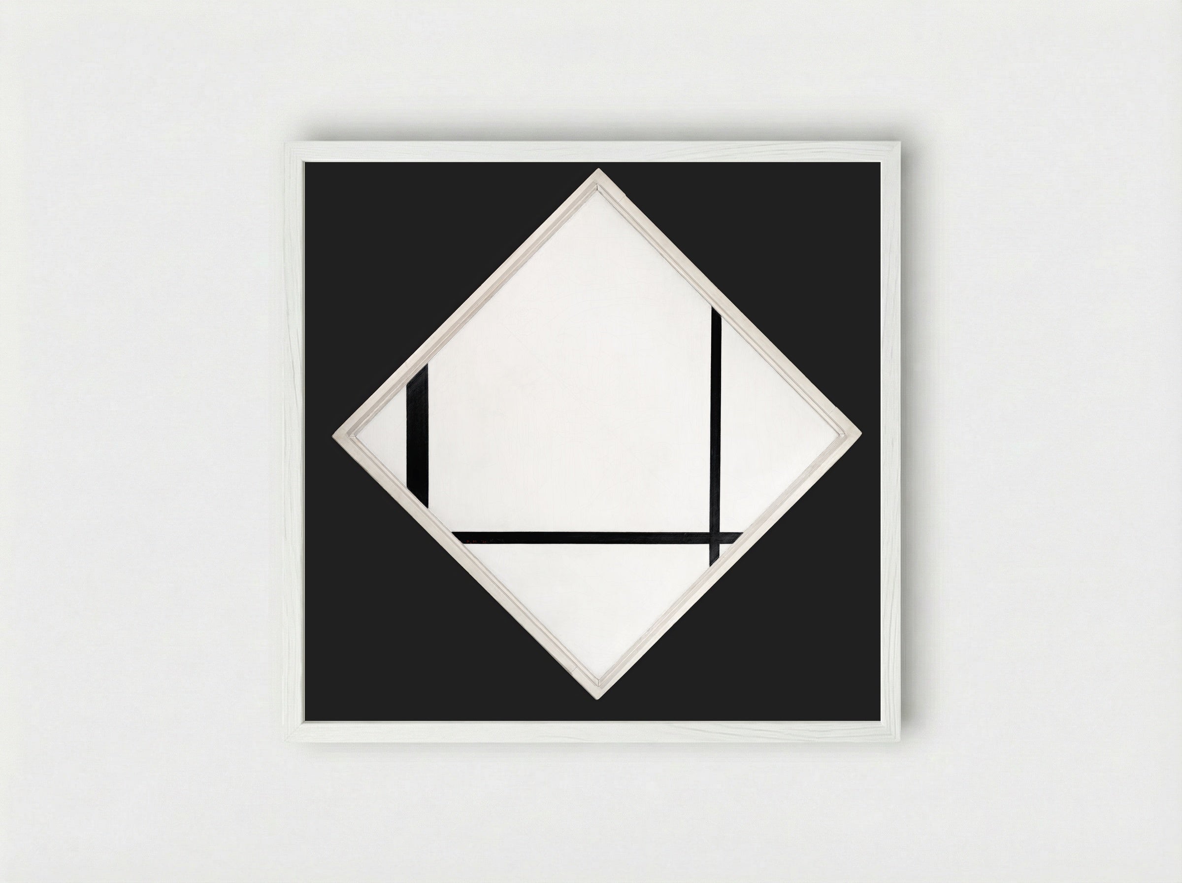 Fox Trot A - Piet Mondrian - Framed Print White
