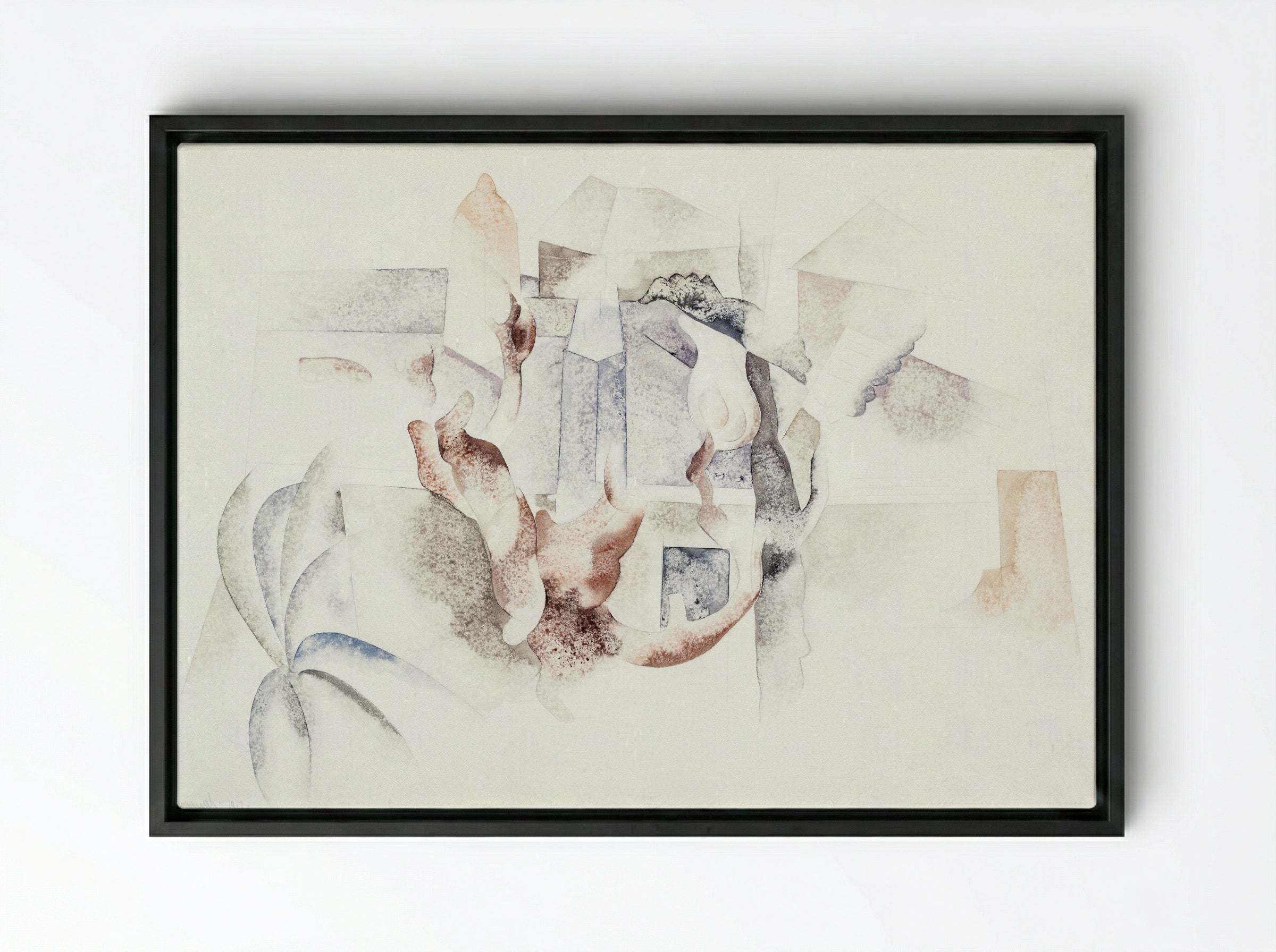Bermuda Landscape No. 2 - Charles Demuth - Framed Canvas Black