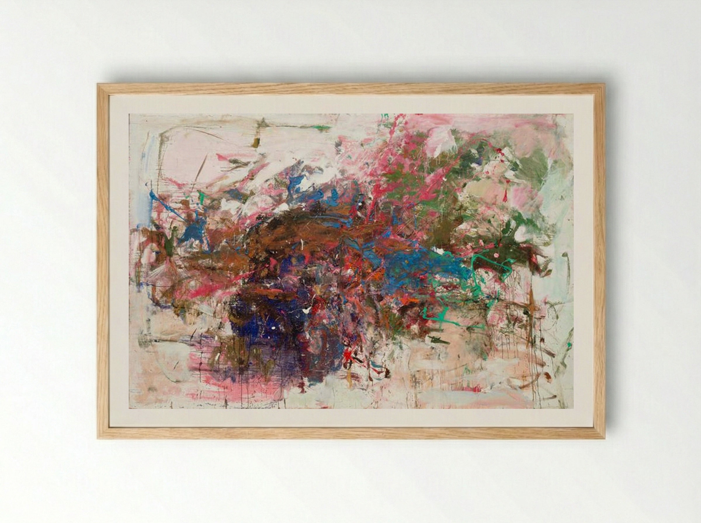 Grandes Carrières - Joan Mitchell - Framed Print Wood