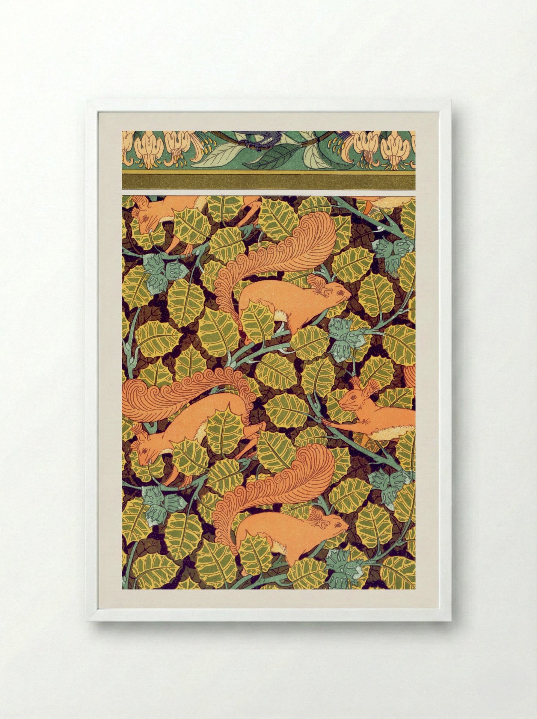 L'Animal dans la Décoration, Plate 22 - Maurice Pillard Verneuil - Framed Print White