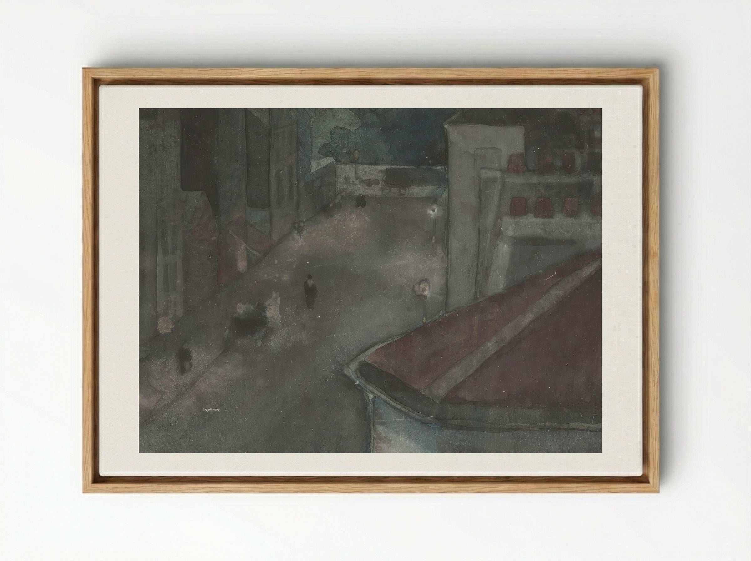 From the Sixth Floor - Théophile Alexandre Steinlen - Framed Canvas Wood