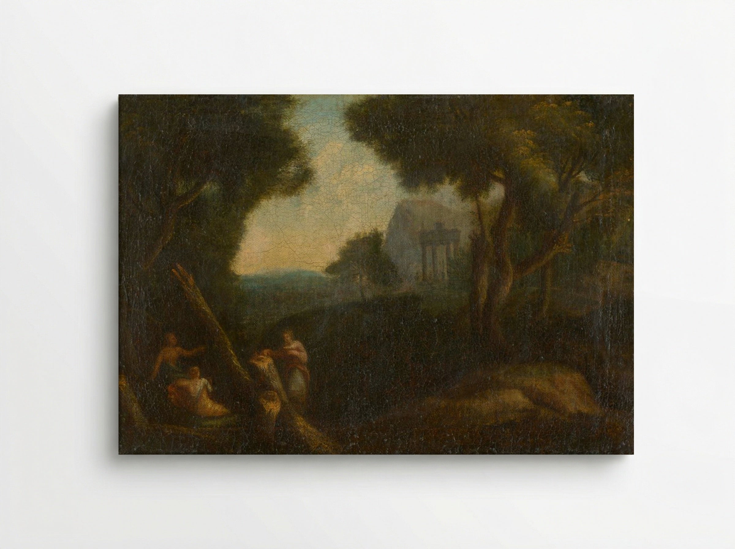 Nymphs in the Woods - Nicolas Poussin - Canvas