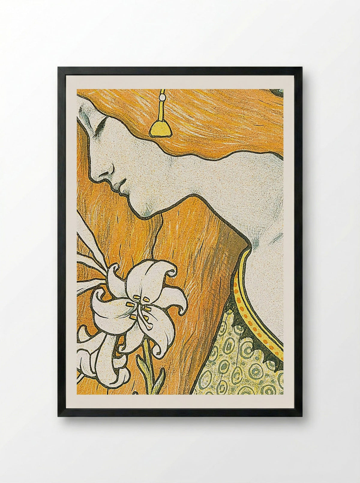 L'Ermitage - Paul Berthon - Framed Print Black
