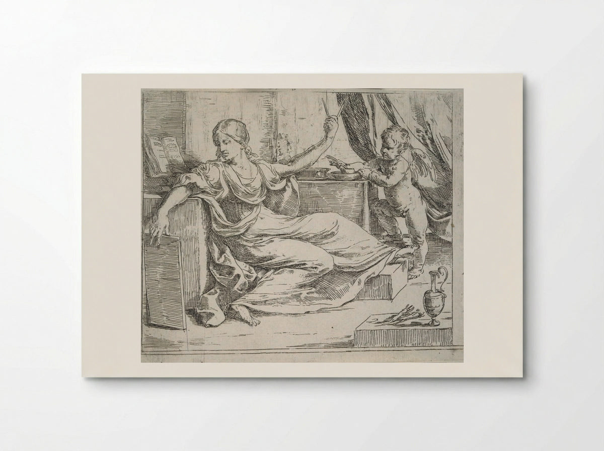 Allegory of Learning - Guido Reni - Poster