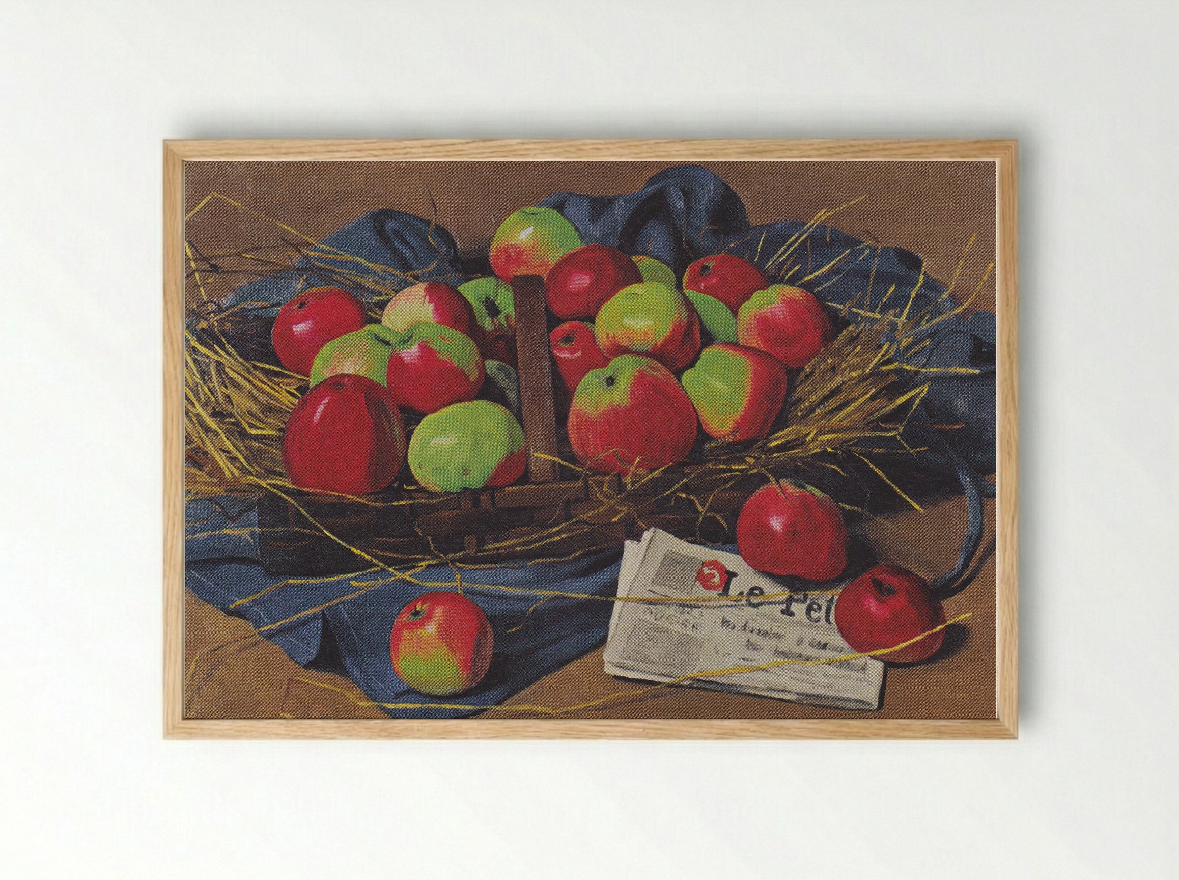 Apples - Félix Vallotton - Framed Print Wood