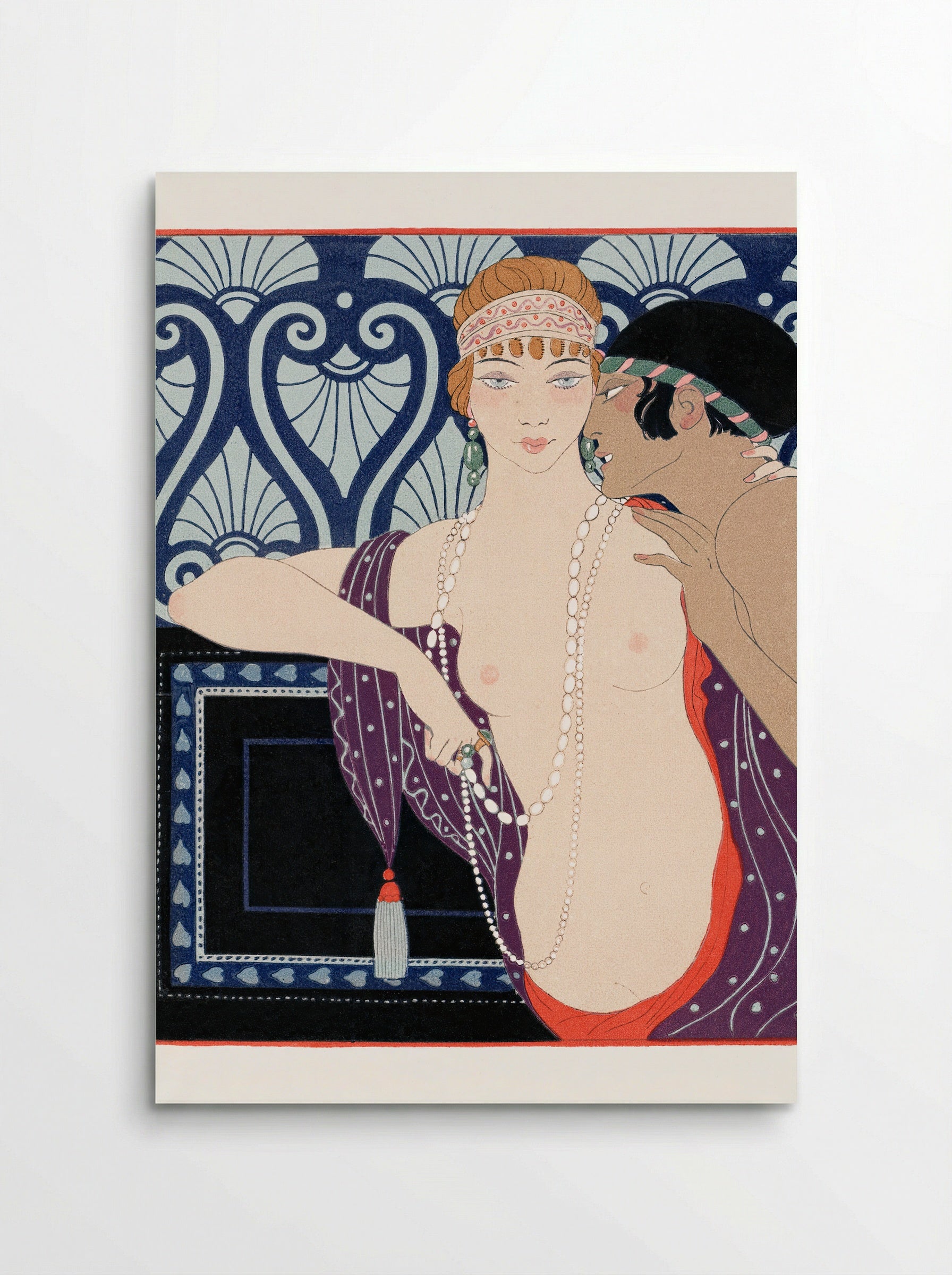 Les Trois Beautés de Mnasidika - George Barbier - Poster