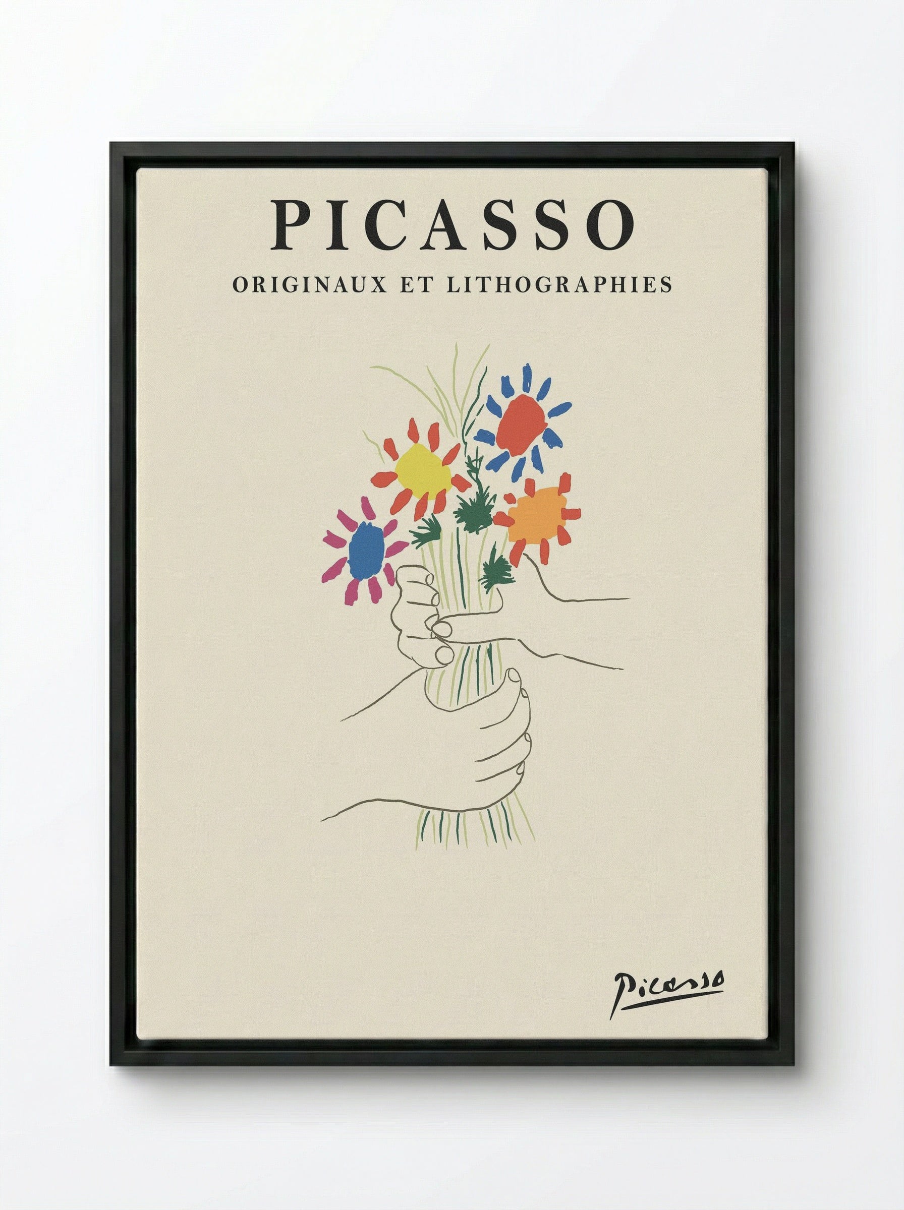 Flowers and Hands - Pablo Picasso