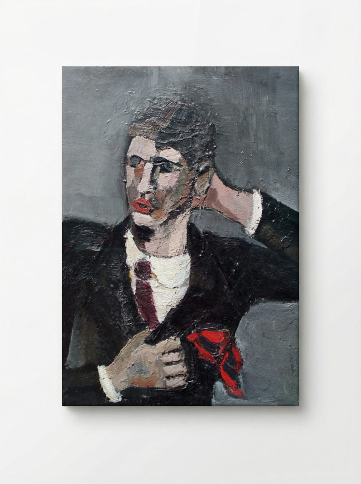 Self-Portrait - Helmut Kolle - Canvas