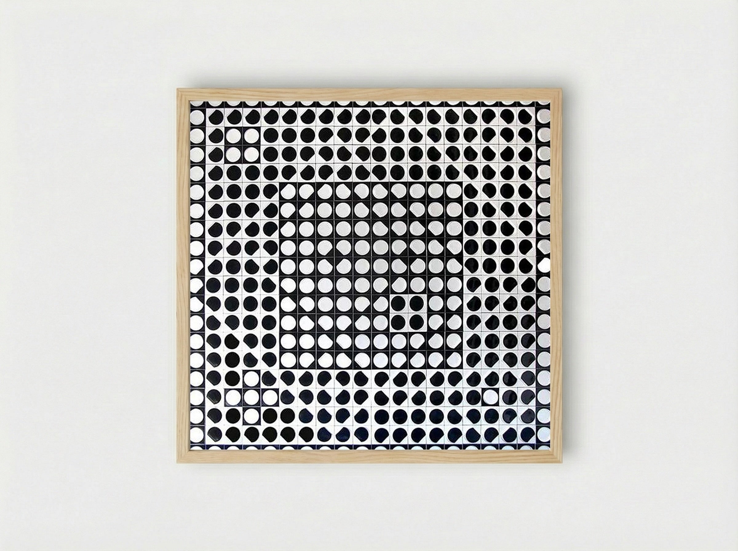 Caopeo - Victor Vasarely - Framed Print Wood