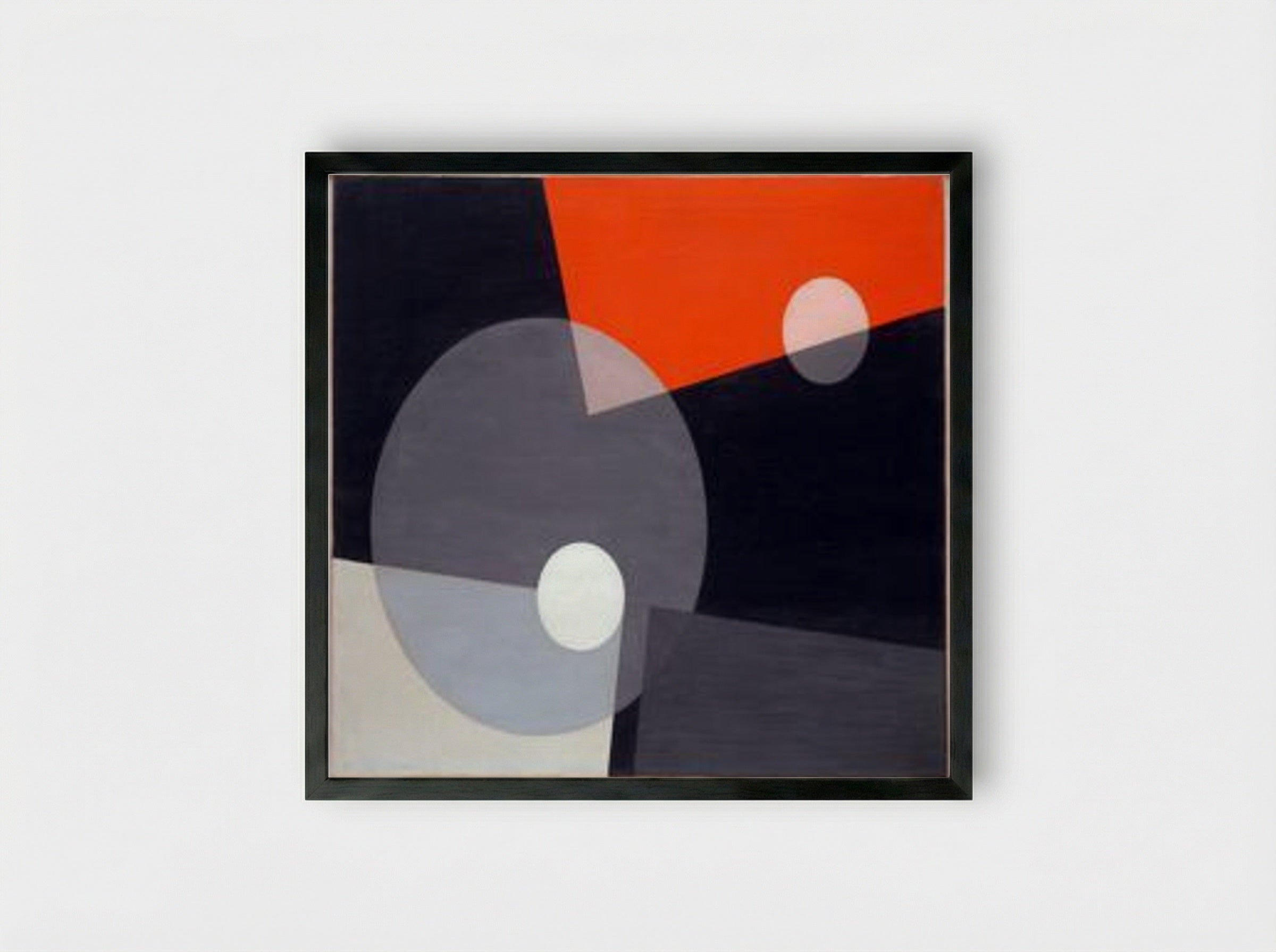 Am 7 (26) - László Moholy-Nagy - Framed Print Black