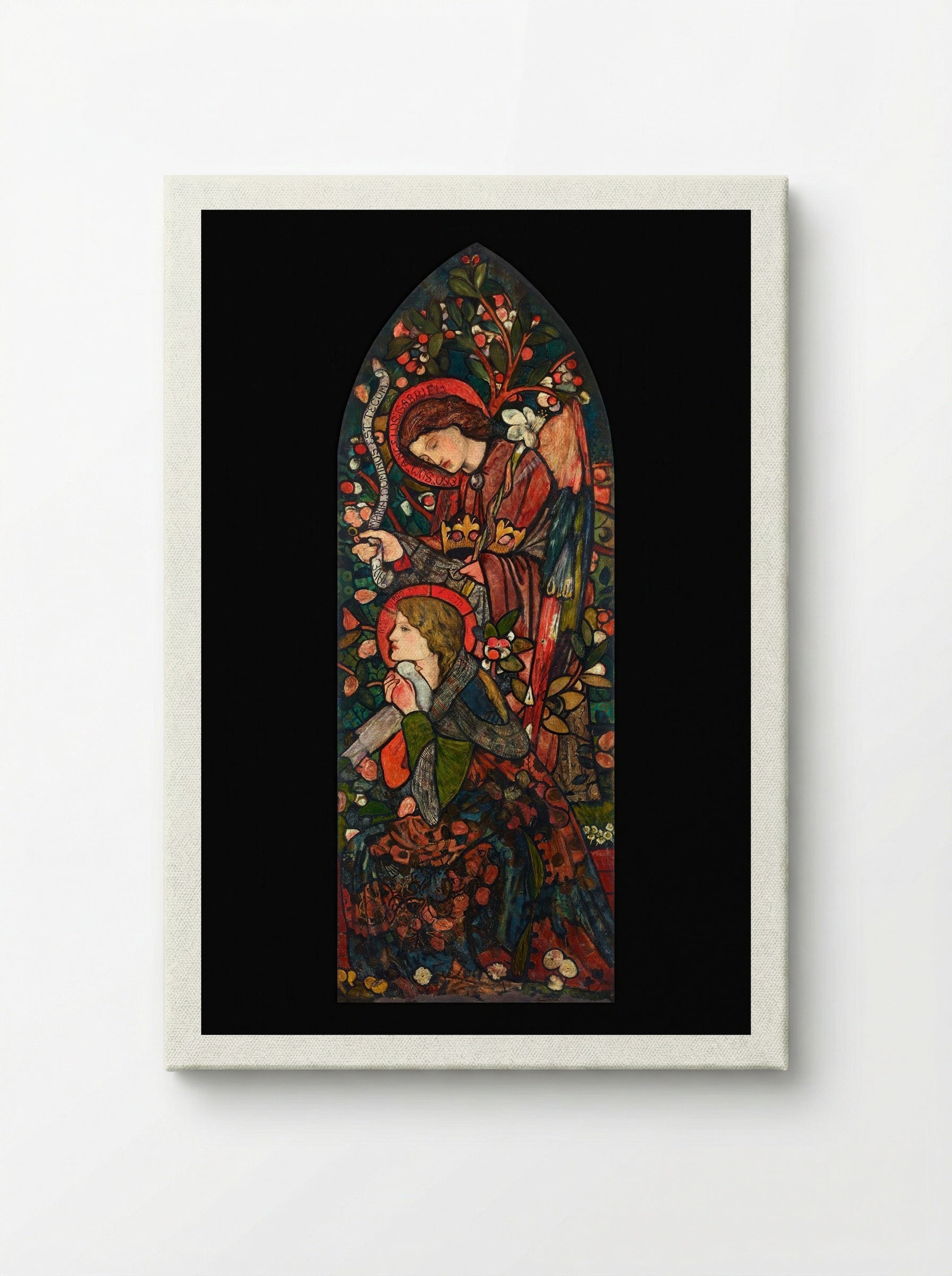 The Annunciation - Sir Edward Burne-Jones - Canvas