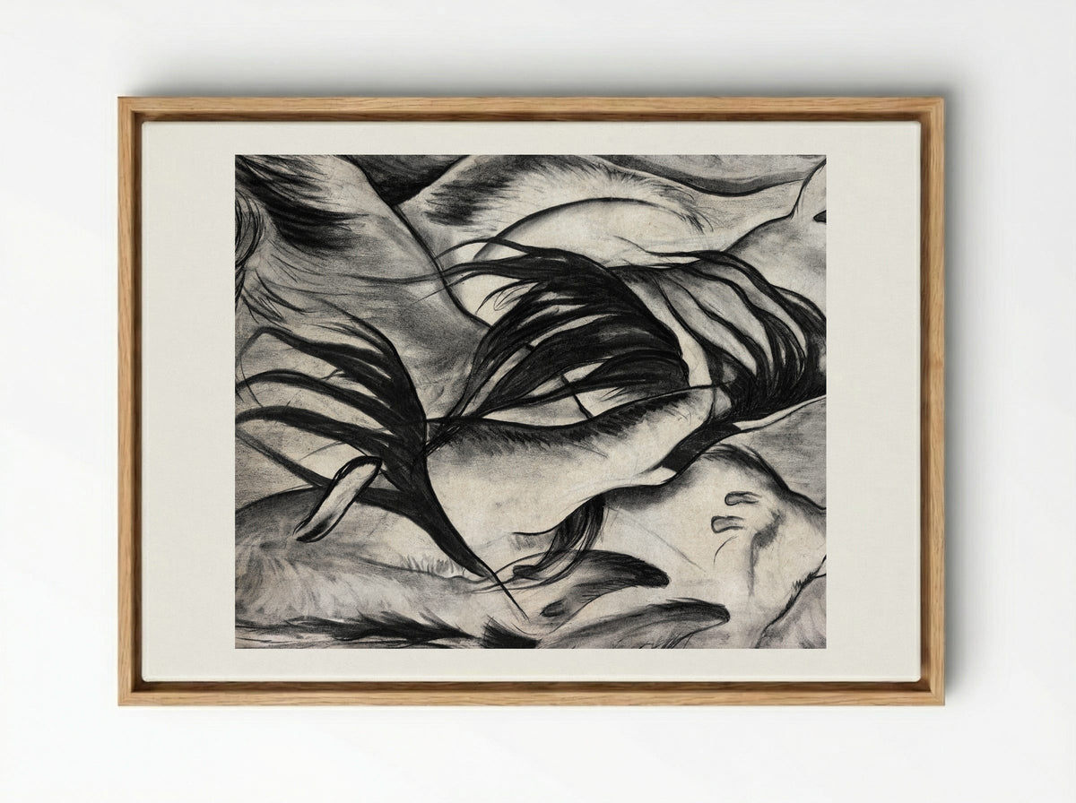 Goats - Arthur Dove - Framed Canvas Wood