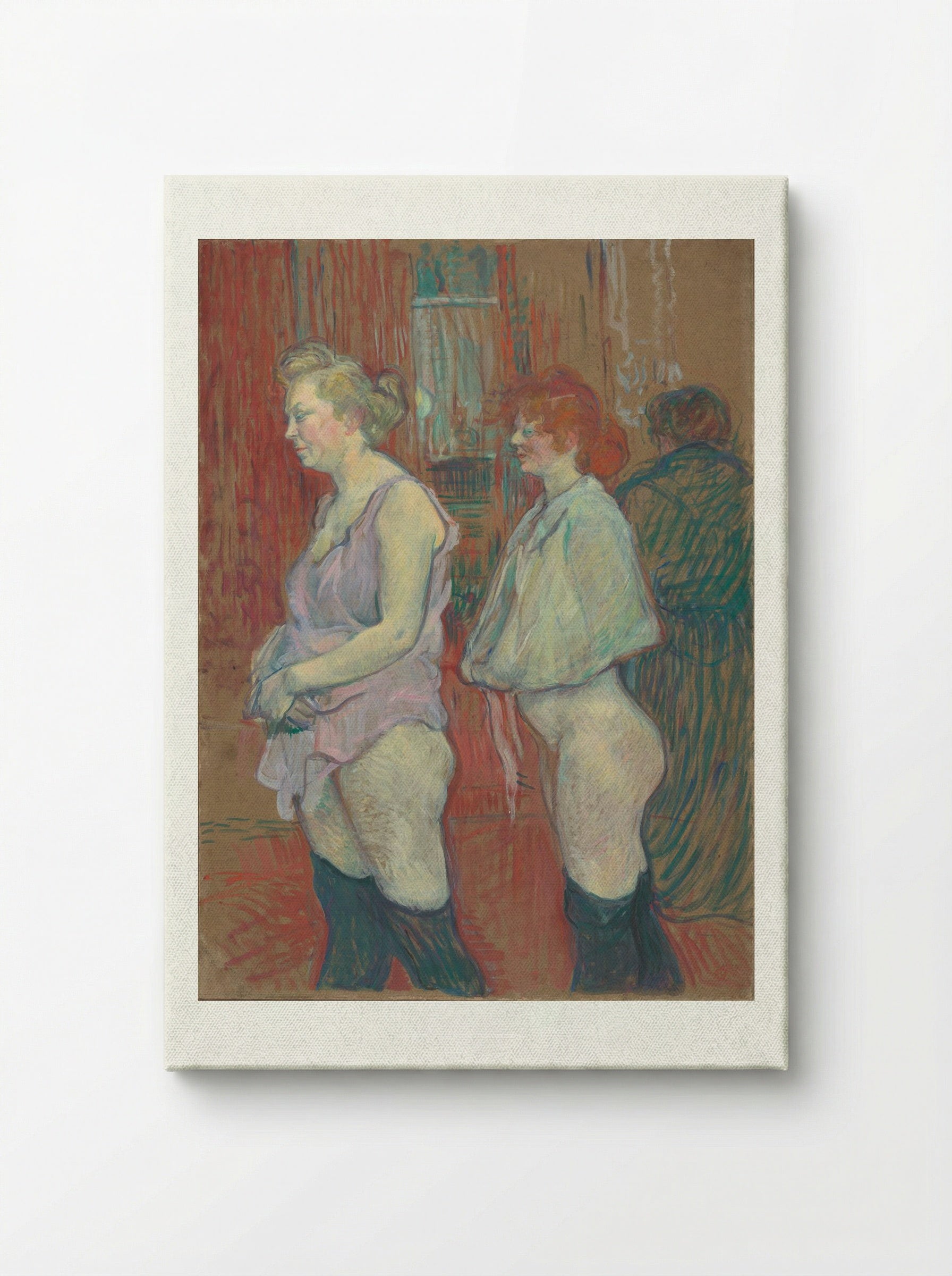 Rue des Moulins - Henri de Toulouse-Lautrec - Canvas