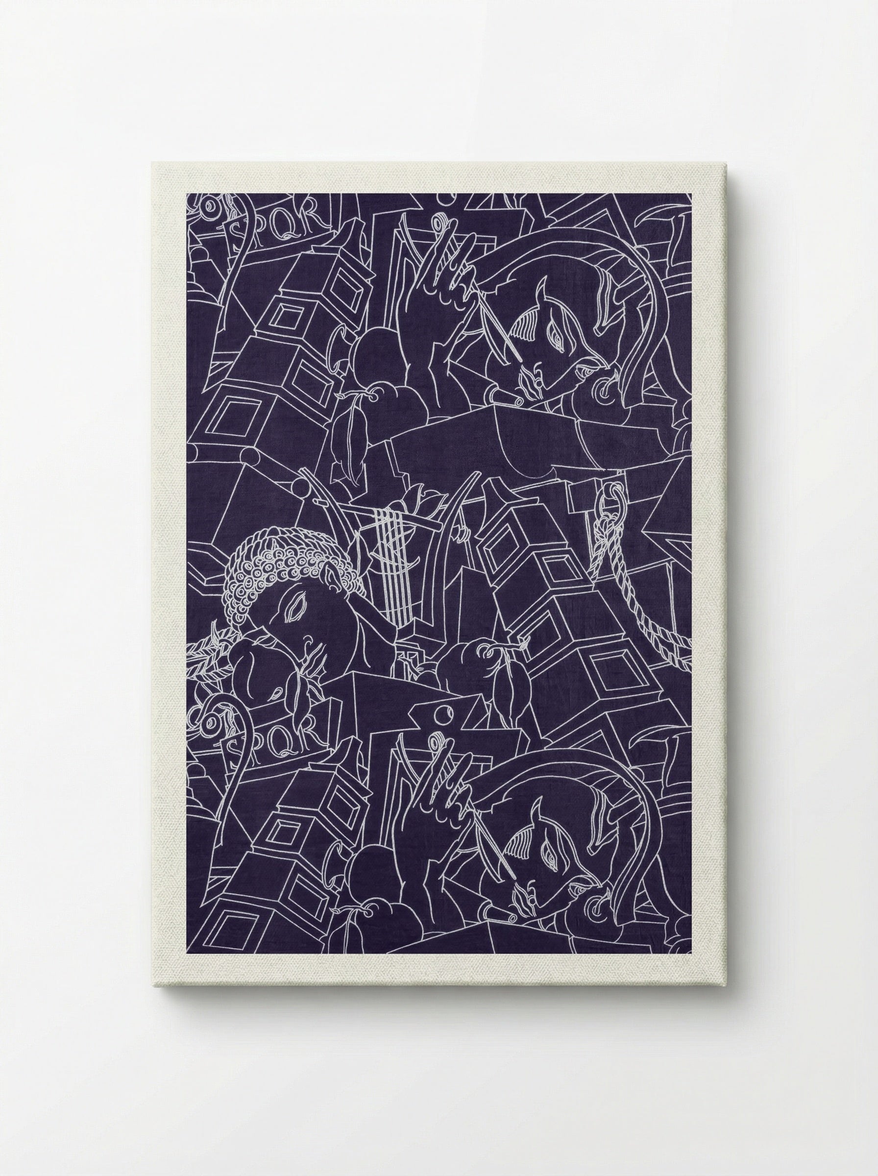 SPQR (Textile Design) - Victor Proetz - Canvas