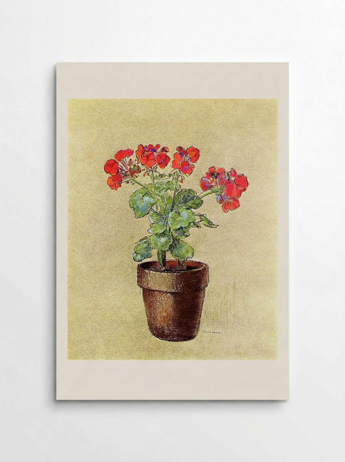 Geraniums - Fritz Reiss - Poster