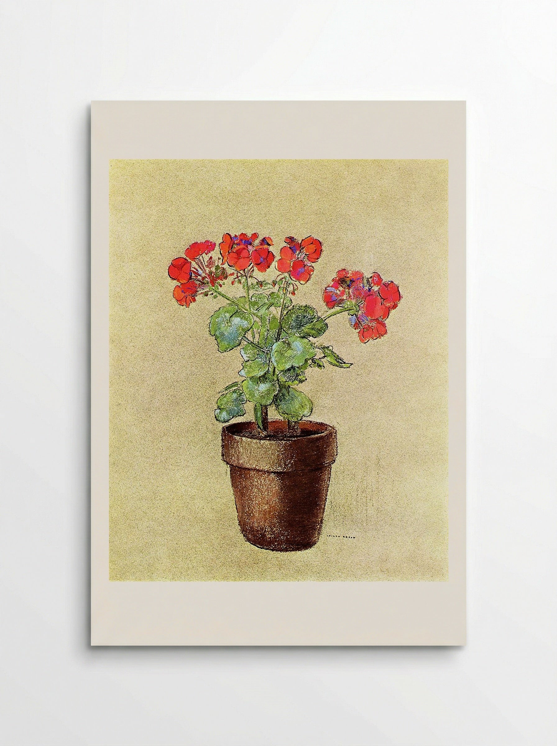 Geraniums - Fritz Reiss - Poster