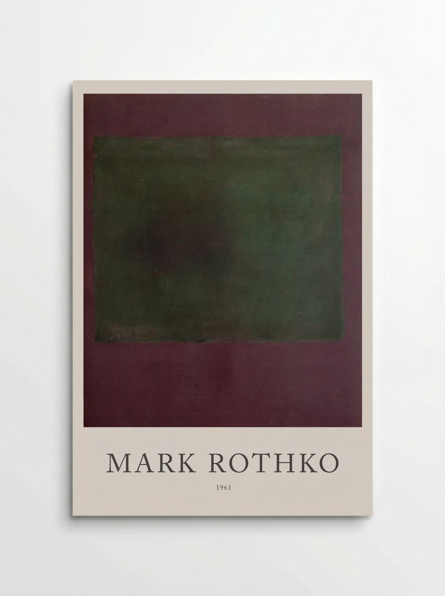 Untitled (Green and Maroon) - Mark Rothko - Poster