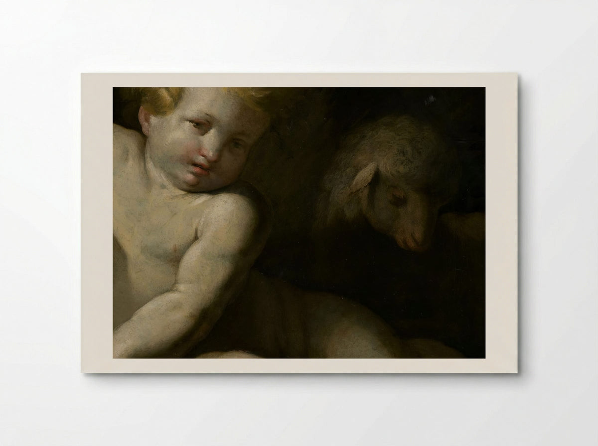 Ecce Agnus Dei (Infant Saint John the Baptist with Lamb) - Bartolomé Esteban Murillo - Poster