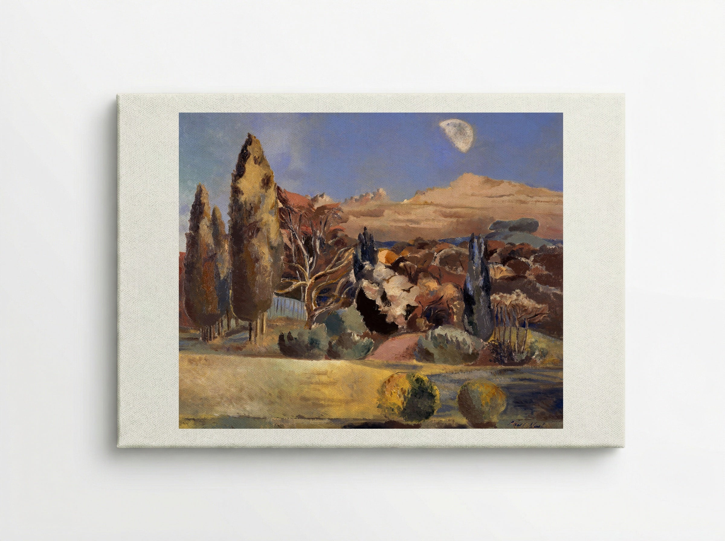 Landscape of the Moon's First Quarter - Paul Nash - Canvas