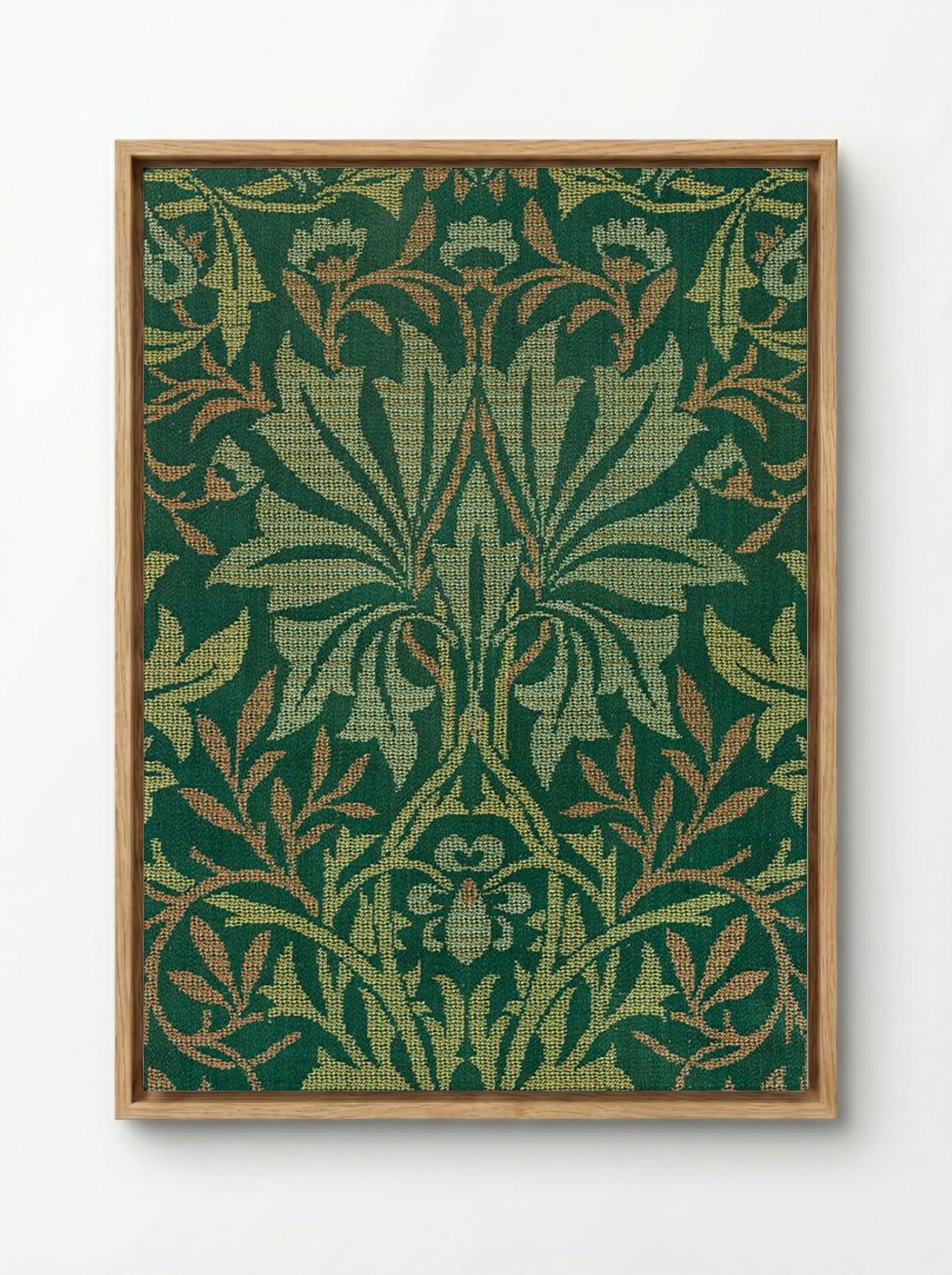 Flower Garden - William Morris - Framed Canvas Wood