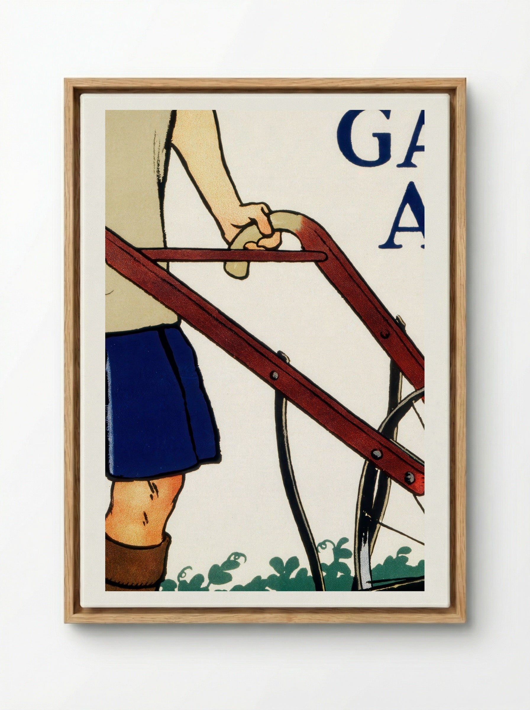 Join the United States School Garden Army - Edward Penfield - Framed Canvas Wood