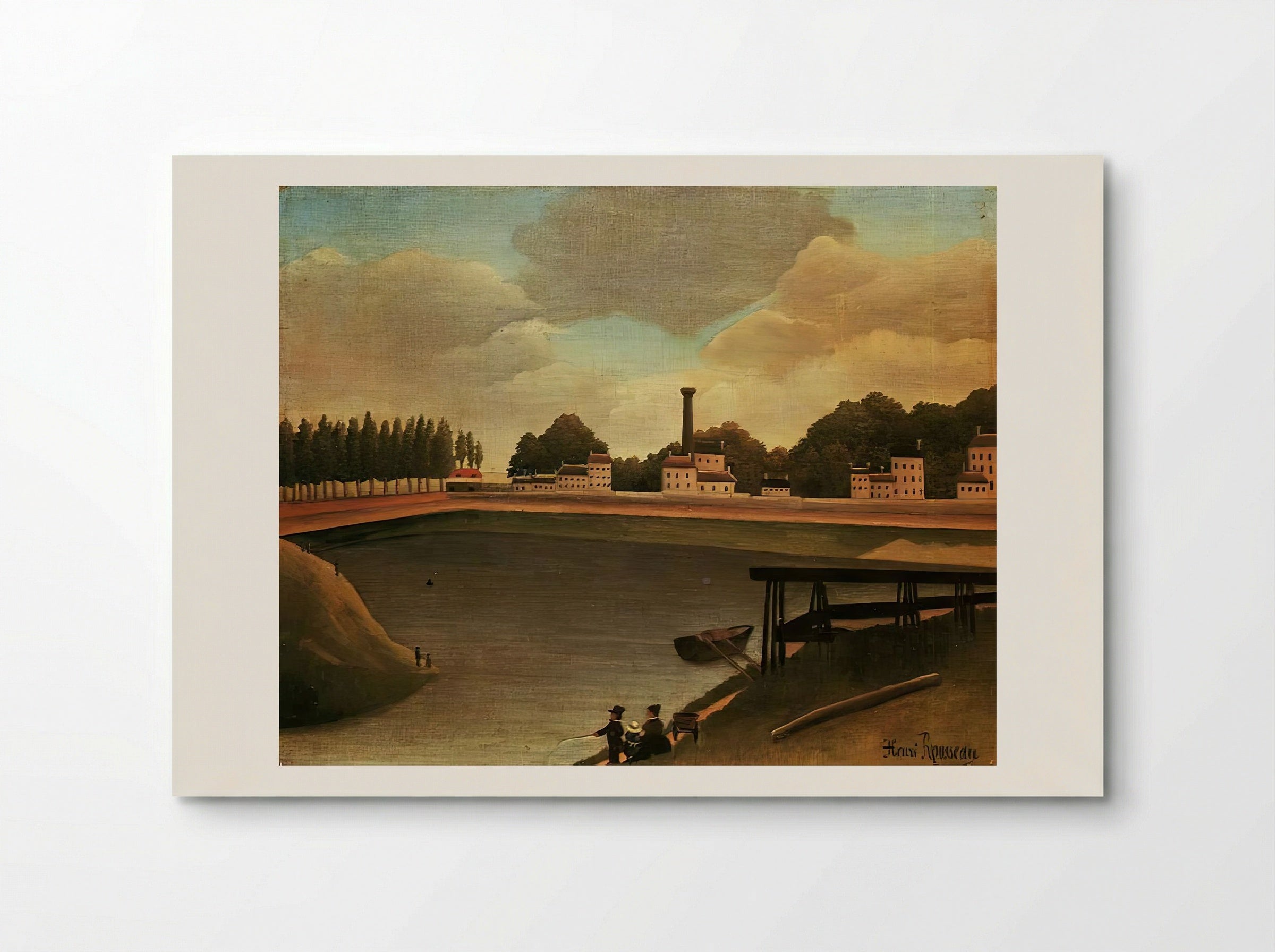Family Fishing by Henri Matisse – Fauvist Coastal Life Print - Poster