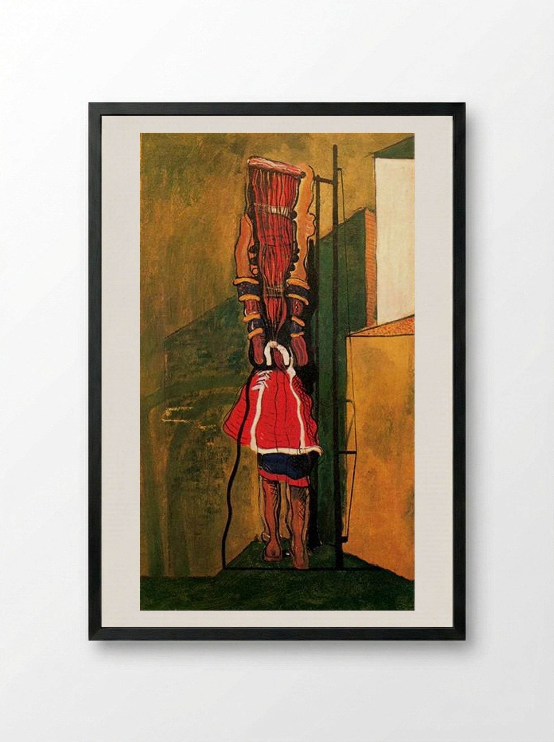 Chimera - Max Ernst - Framed Print Black